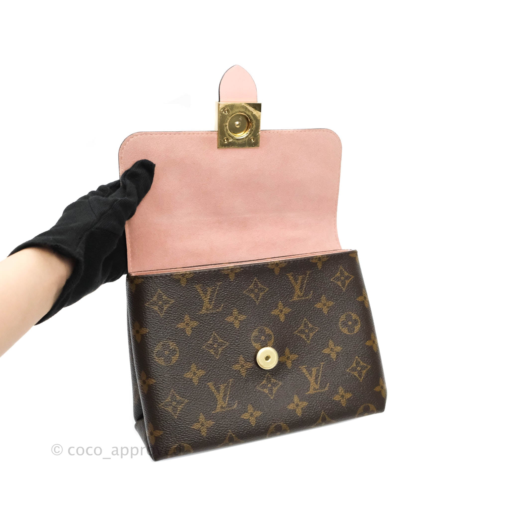 Louis Vuitton Locky Monogram BB Rose Poudre in Coated Canvas/Leather with  Gold-tone - US