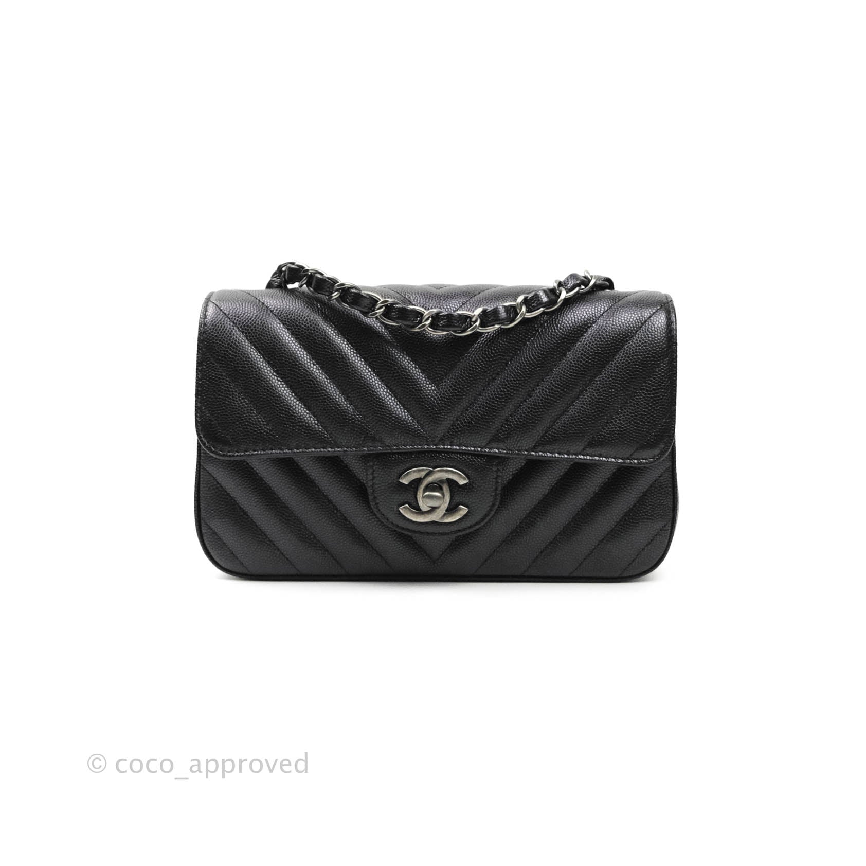 chanel small black leather purse crossbody
