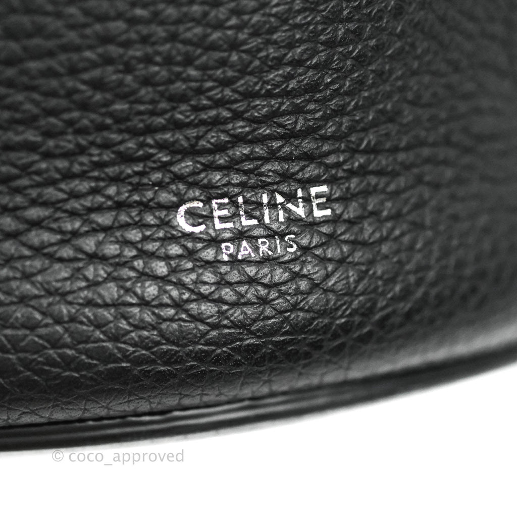 Celine Big Bag Nano Bucket Black Grained Calfskin