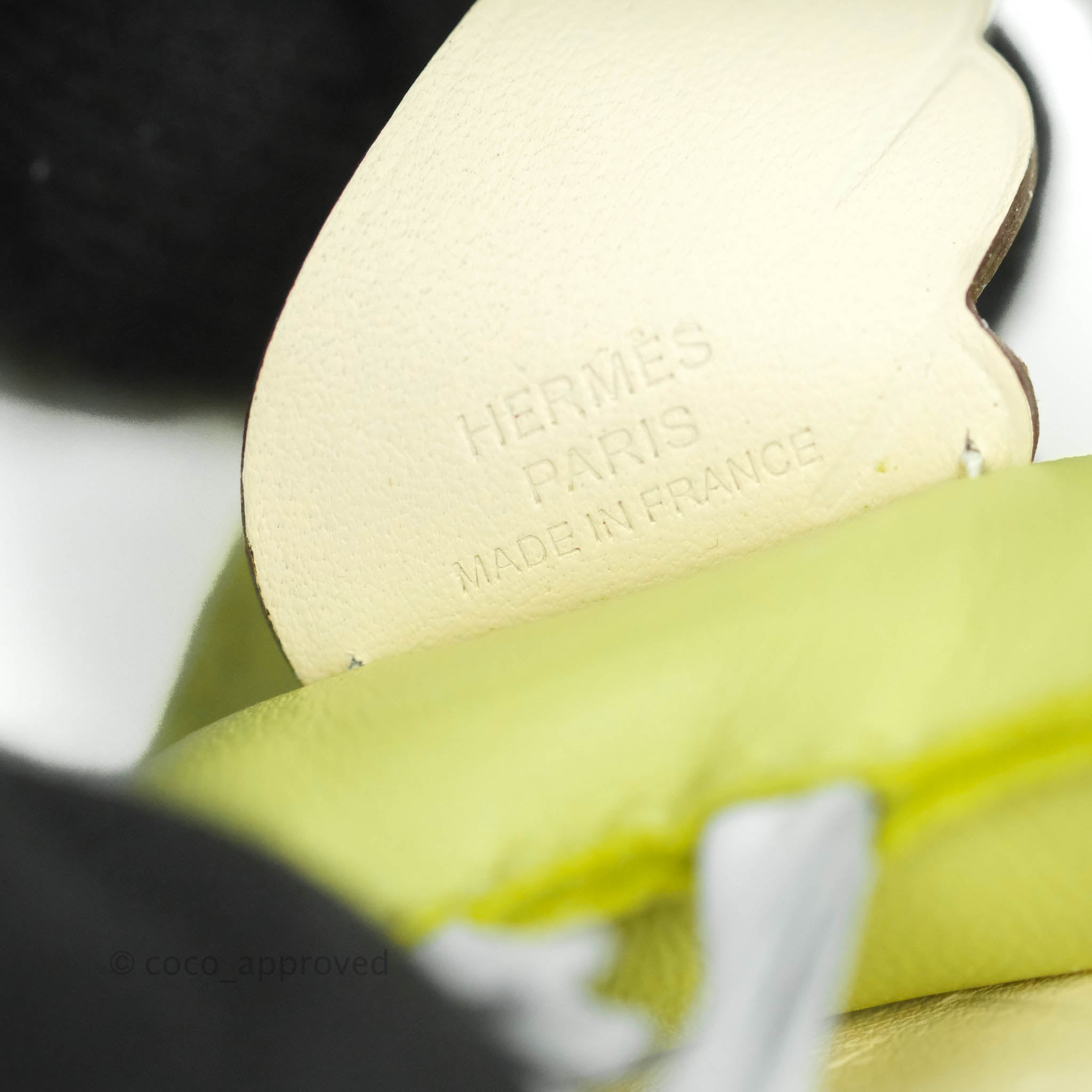 Hermès Rodeo Pegase Bag Charm MM Jaune Bourgeon/Bleu Brume/Nata – Coco  Approved Studio