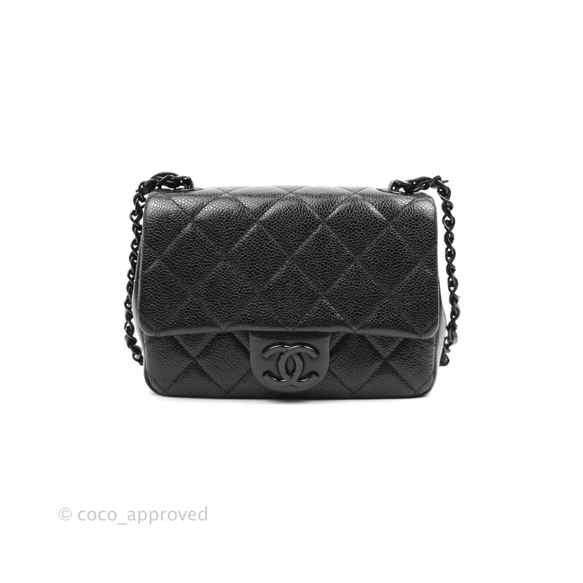 chanel caviar quilted round mini pouch｜TikTok Search