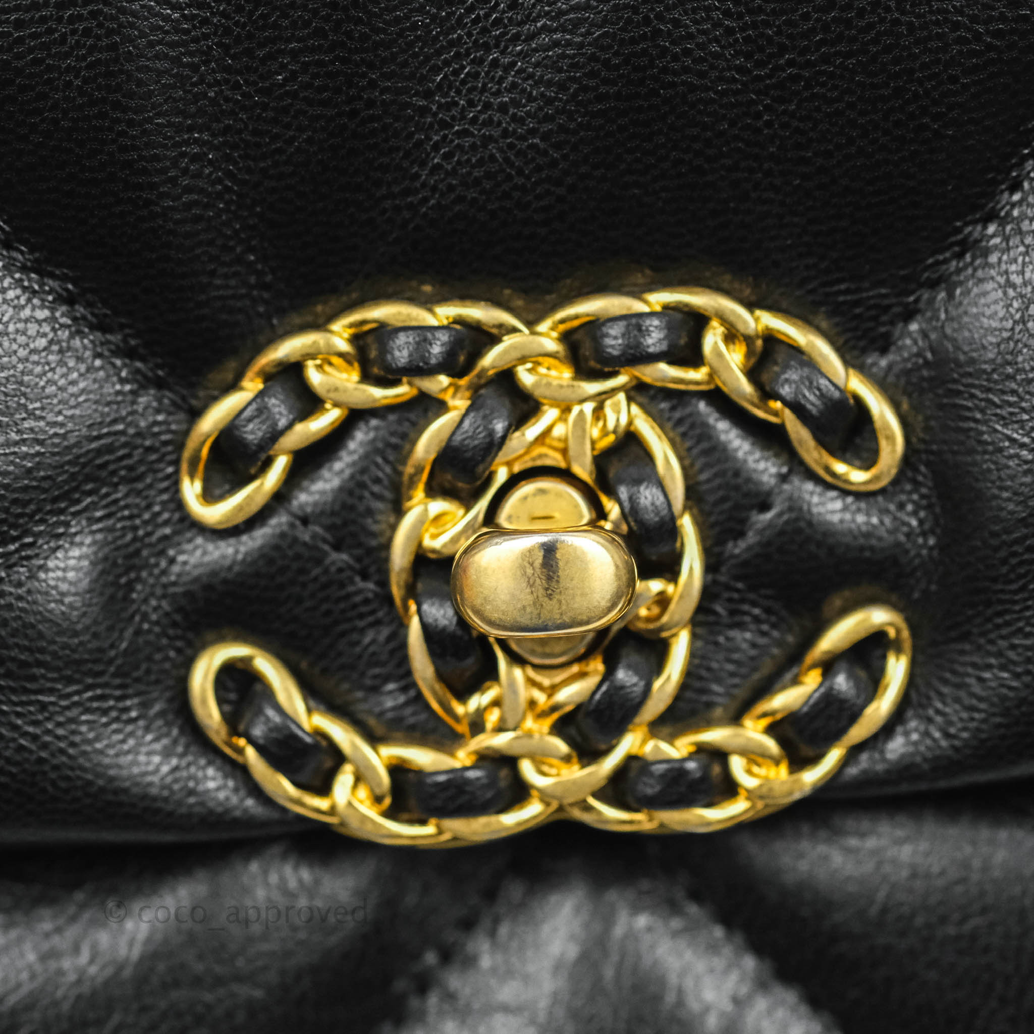 Chanel 19 Small Flap Bag C1160-black
