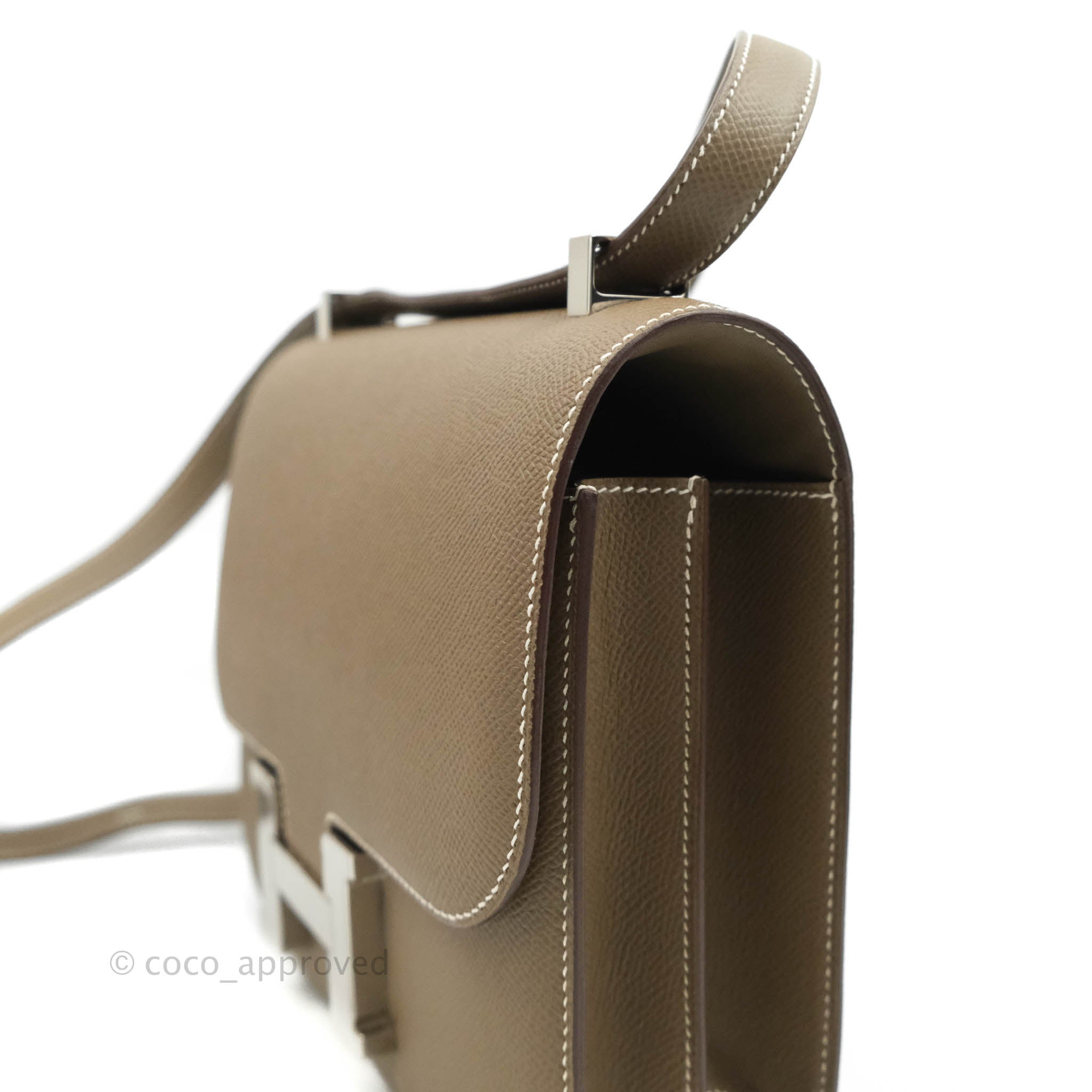 Hermès Constance 24 Seagull Grey Gris Mouette Epsom with Palladium Hardware  - Bags - Kabinet Privé
