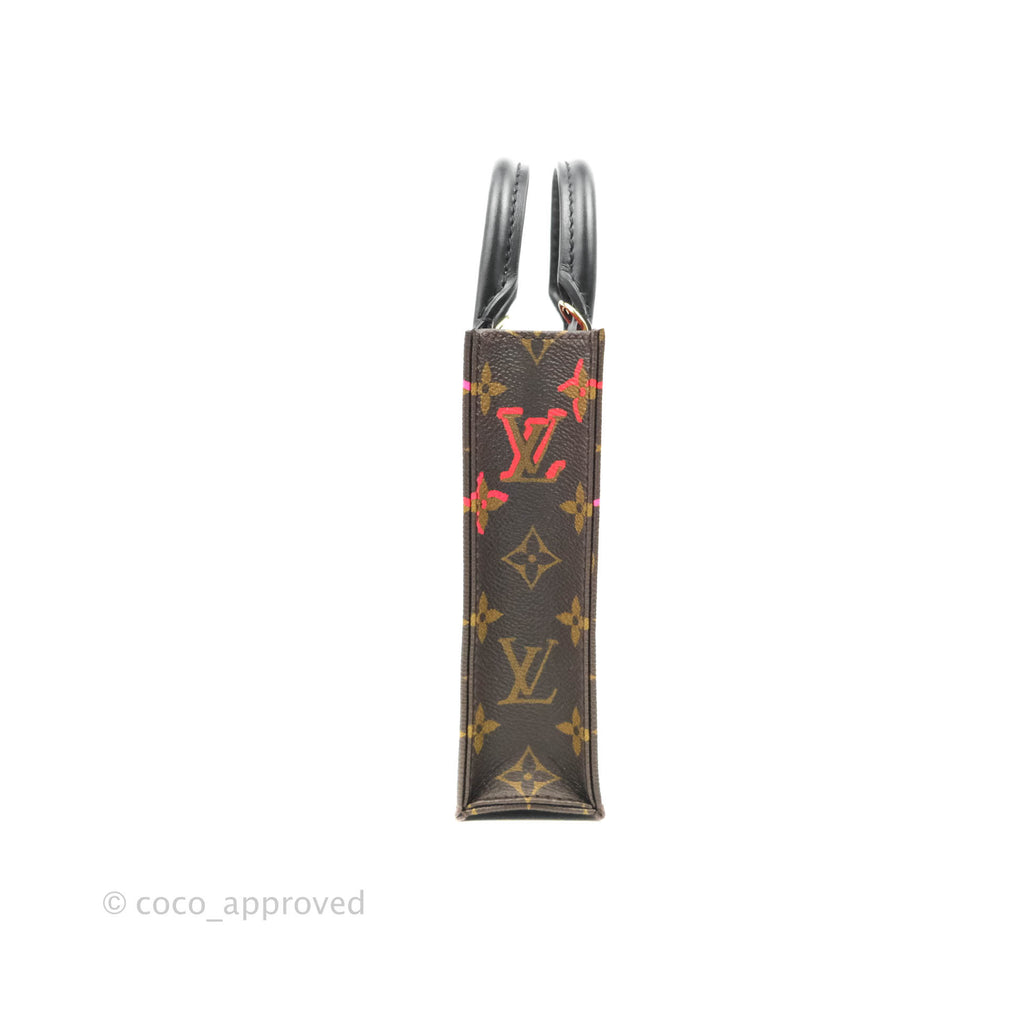 Louis Vuitton Fall In Love Monogram Canvas Petit Sac Plat Bag - Limited Edition