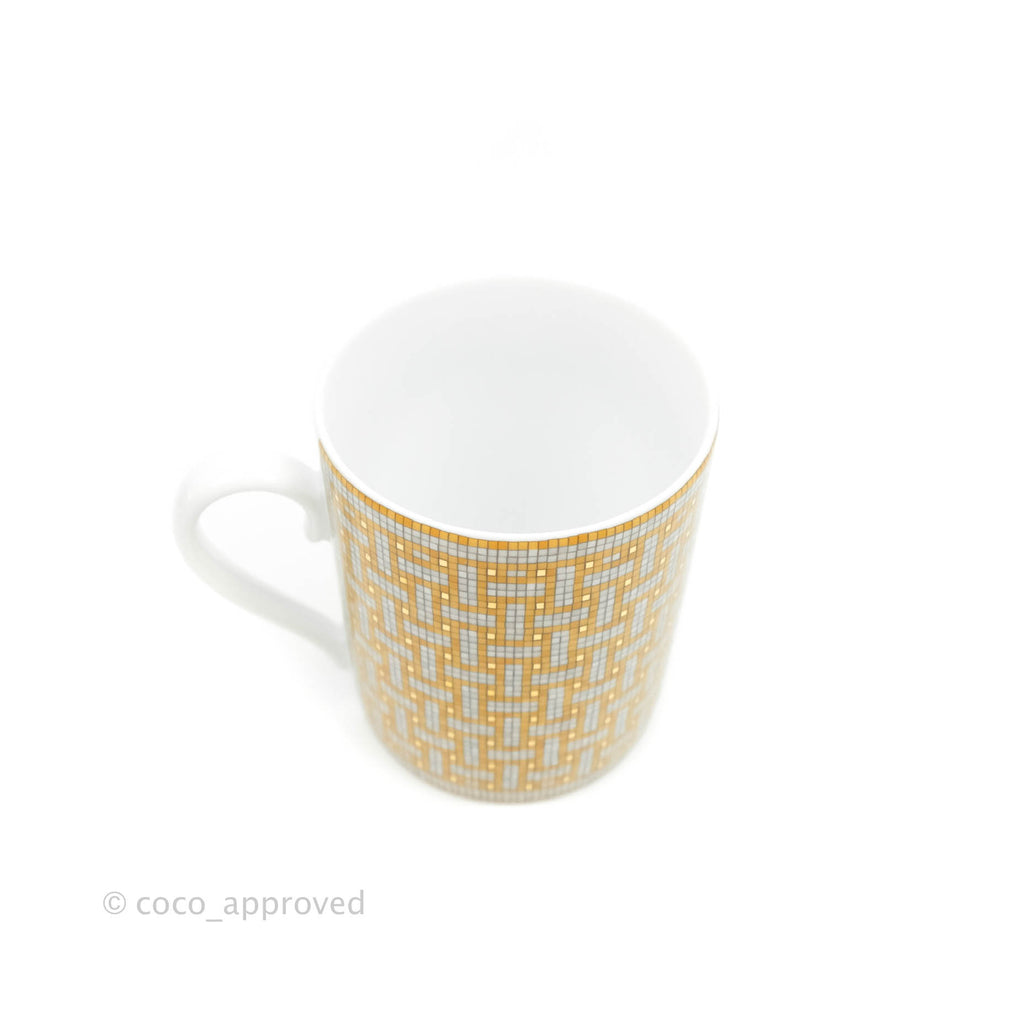 Hermès Mosaique Au 24 Gold Mug