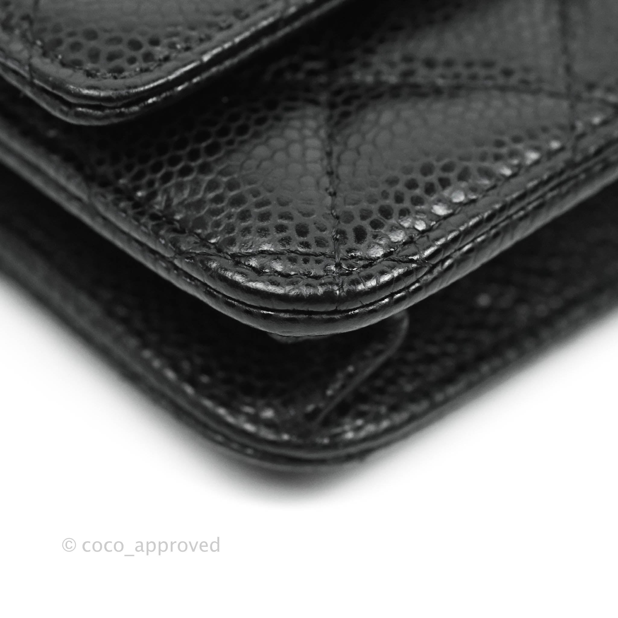 Chanel All Black Reissue 2.55 Double Chevron Flap Wallet