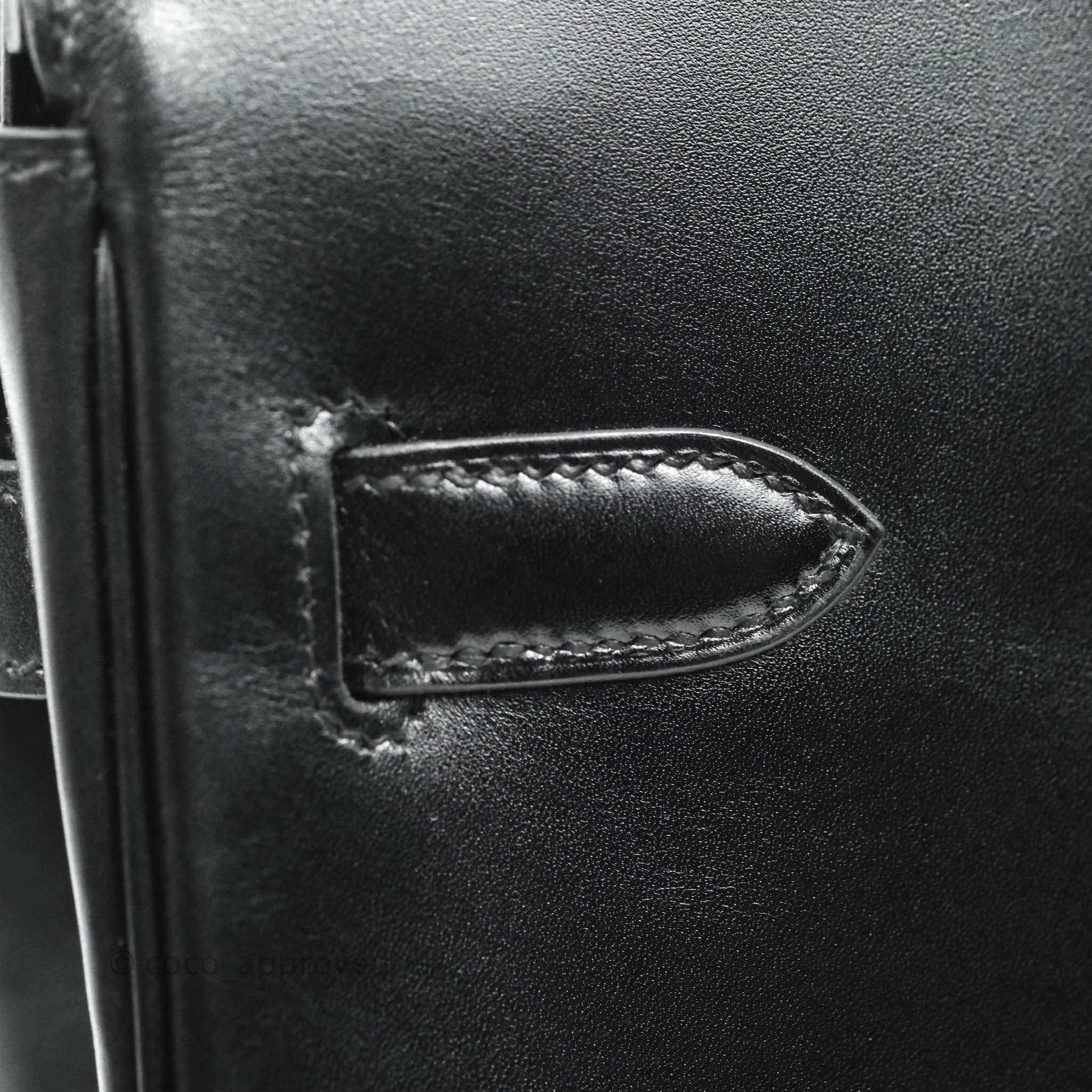 Hermes Birkin 30 Black Box Leather Gold Hardware – Khalibags