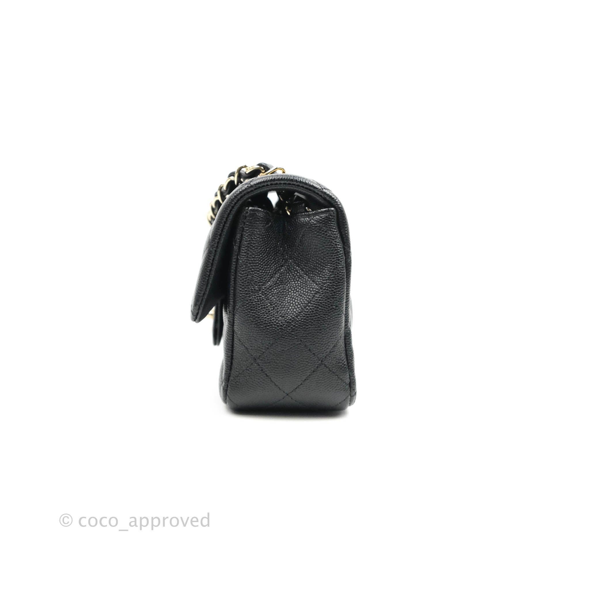 Chanel Mini Chain Around Multi Chain Full Flap Bag Quilted Caviar 22B -  BougieHabit