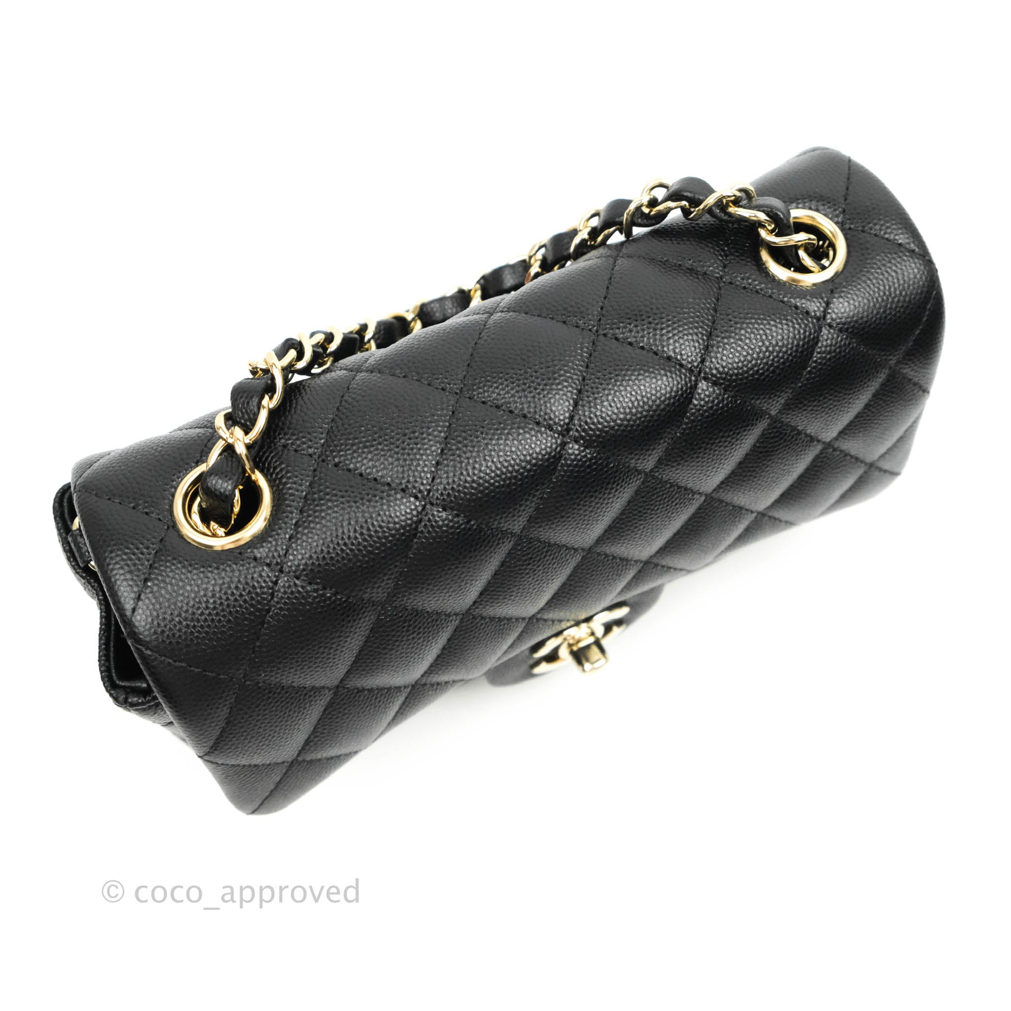 Chanel  Caviar Mini Rectangular Flap Bag  All The Dresses