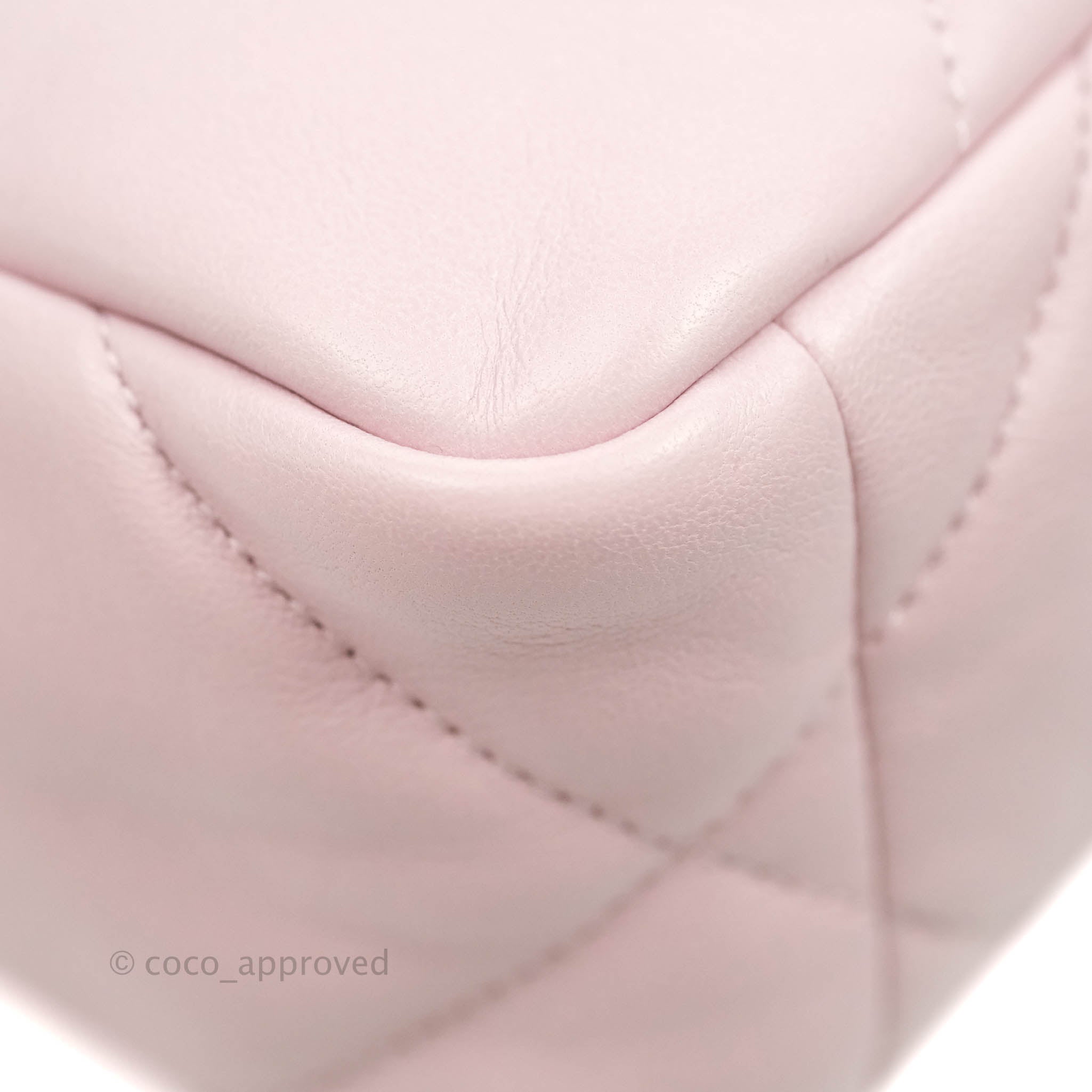 Chanel Pink Quilted Goatskin Medium Chanel 19 Bag