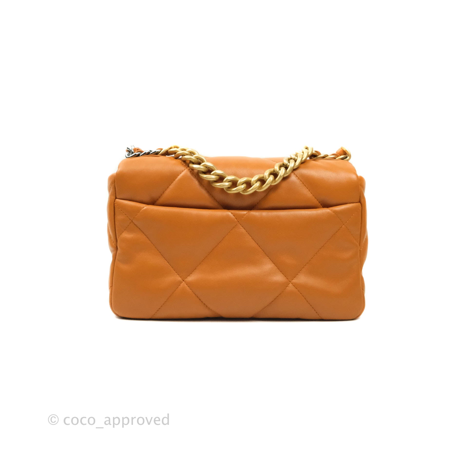 Chanel 19 Small Caramel Brown Mixed Hardware 21A – Coco Approved