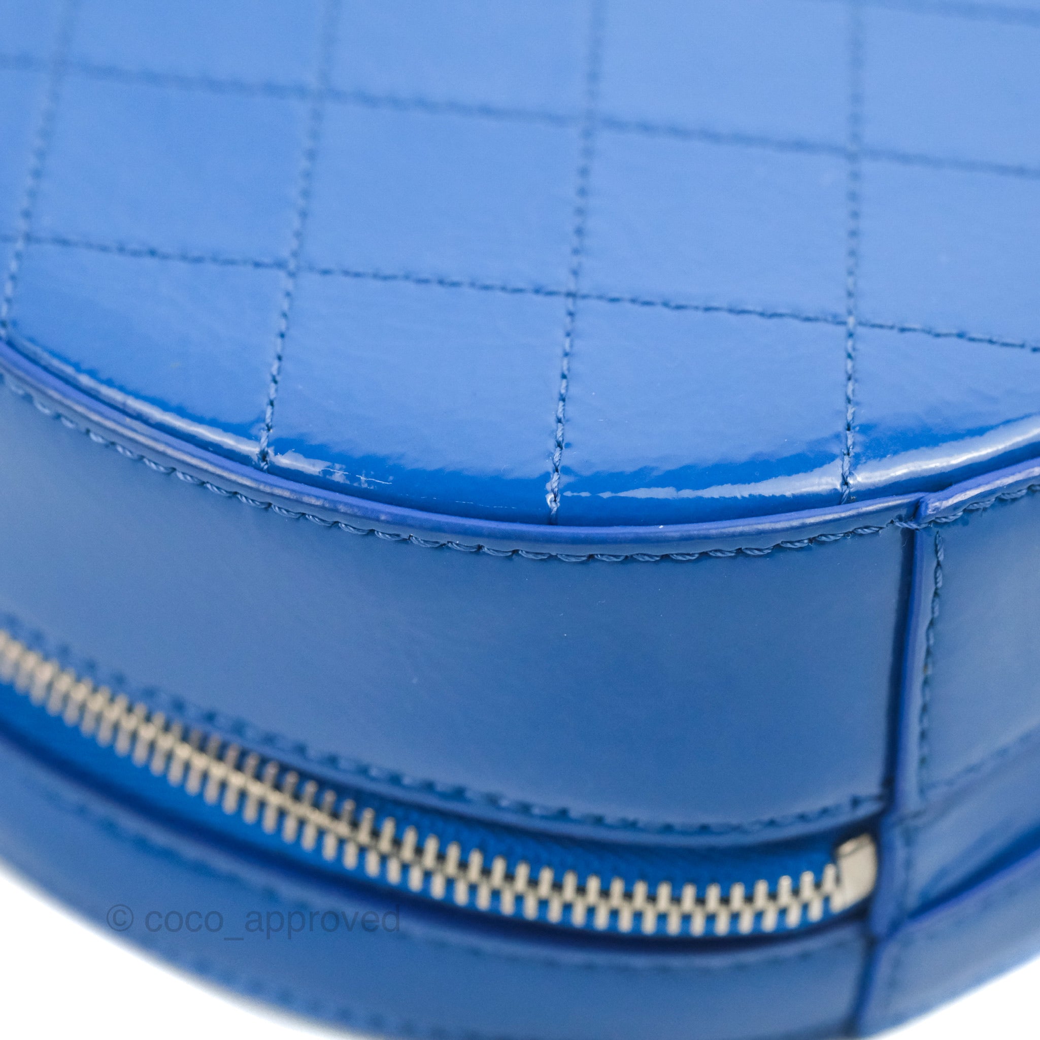 Chanel Cobalt Blue Leather Hula Hoop Bag