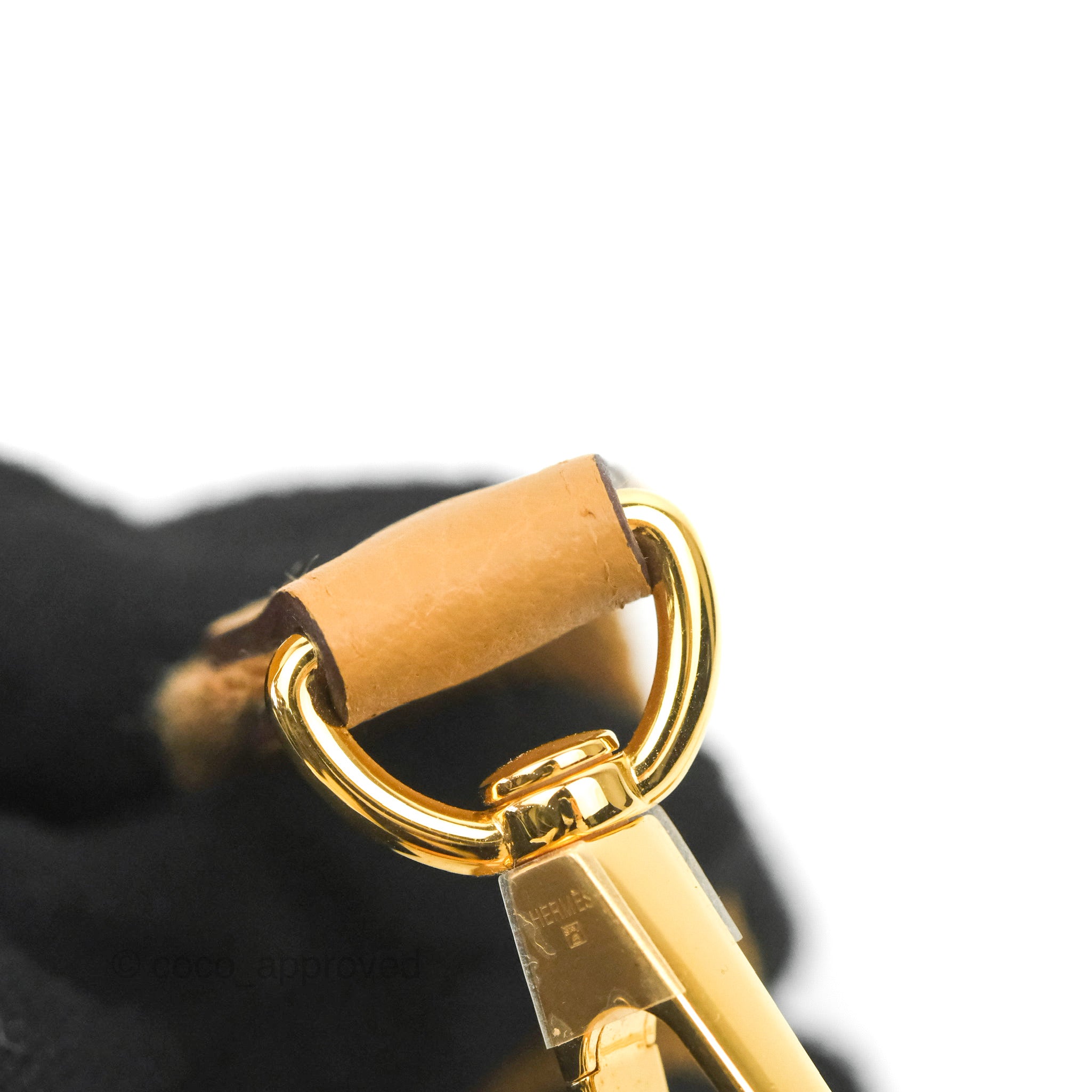 Hermès Mini Evelyne 16 Etoupe Clemence Gold Hardware with Bleu Indigo –  Coco Approved Studio