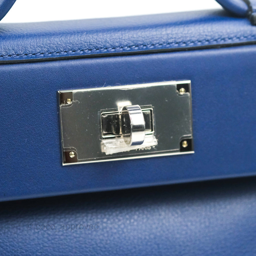 Hermes 24/24-29 Bleu Saphir Maurice/Swift Gold Hardware #D - Vendome Monte  Carlo