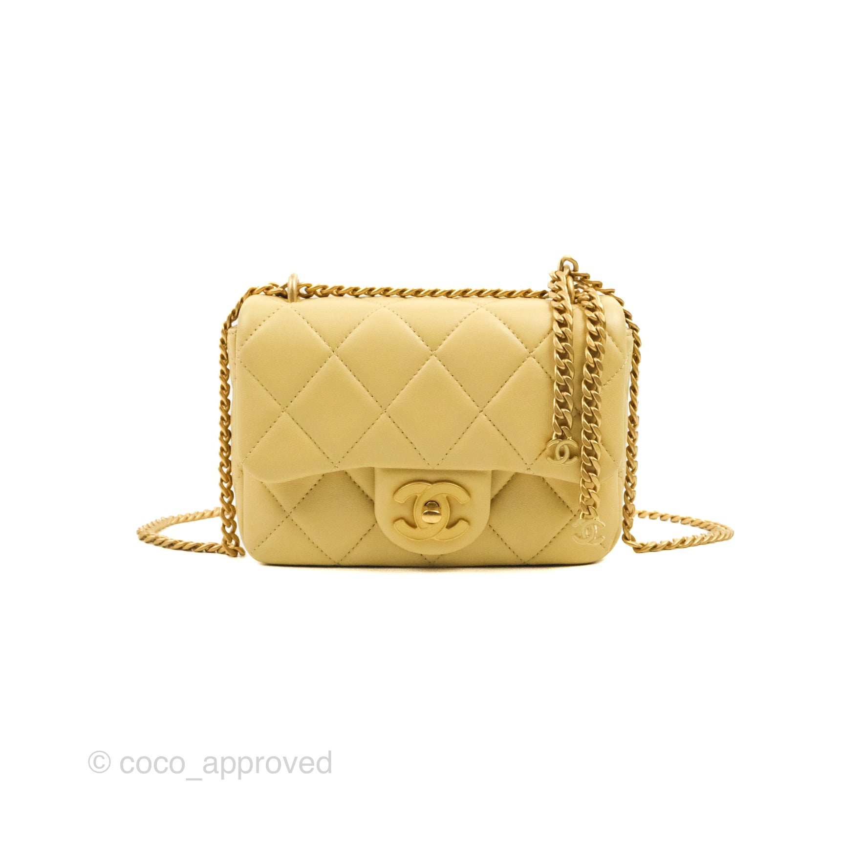 Chanel 2022 Mini Pending CC Flap Bag