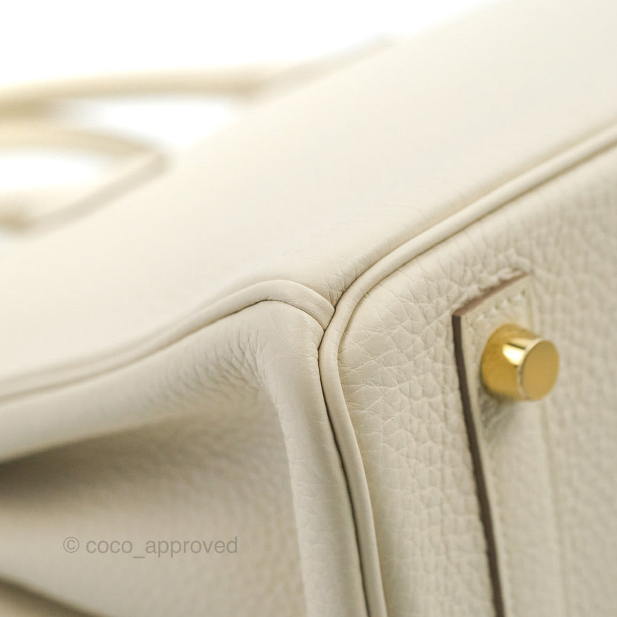 Hermes Birkin 25 Craie Togo Gold Hardware – Coco Approved Studio