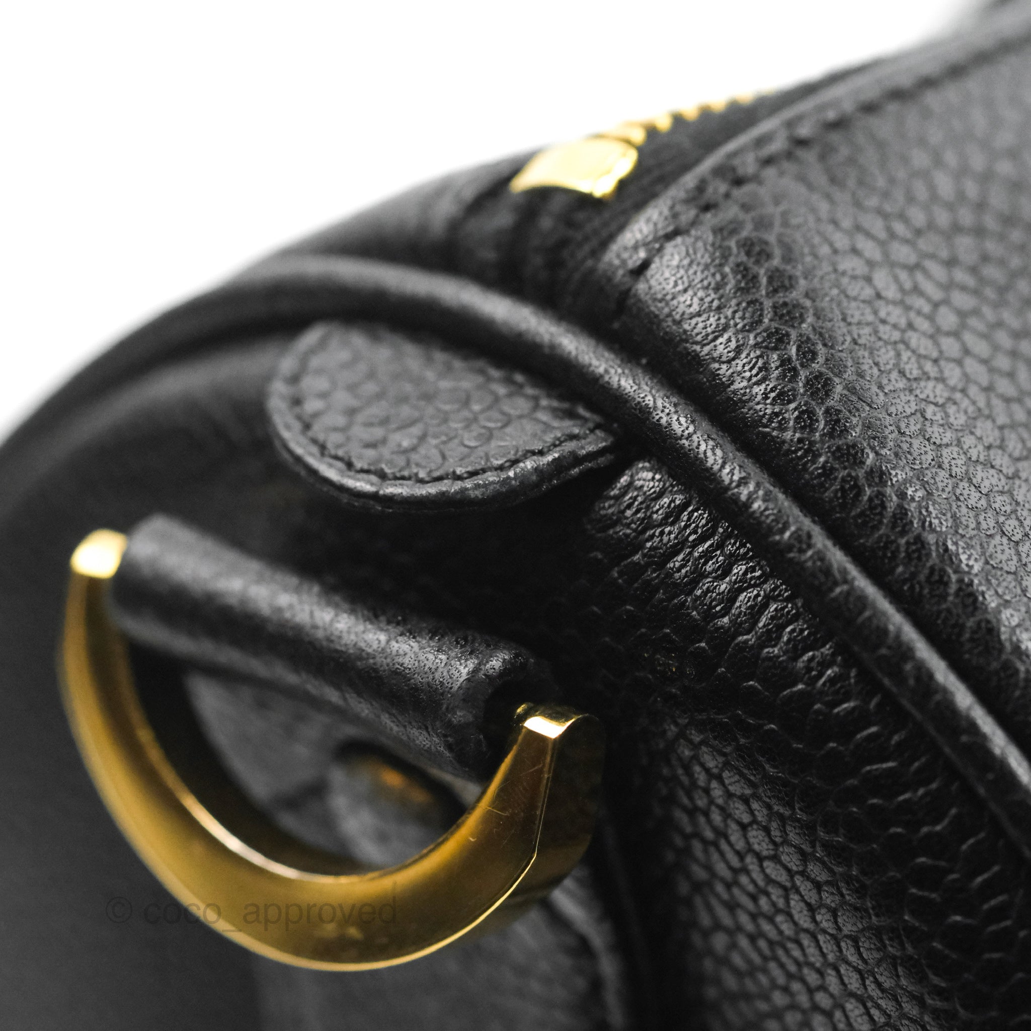 Chanel, a black caviar leather 'Boston bag'. - Bukowskis