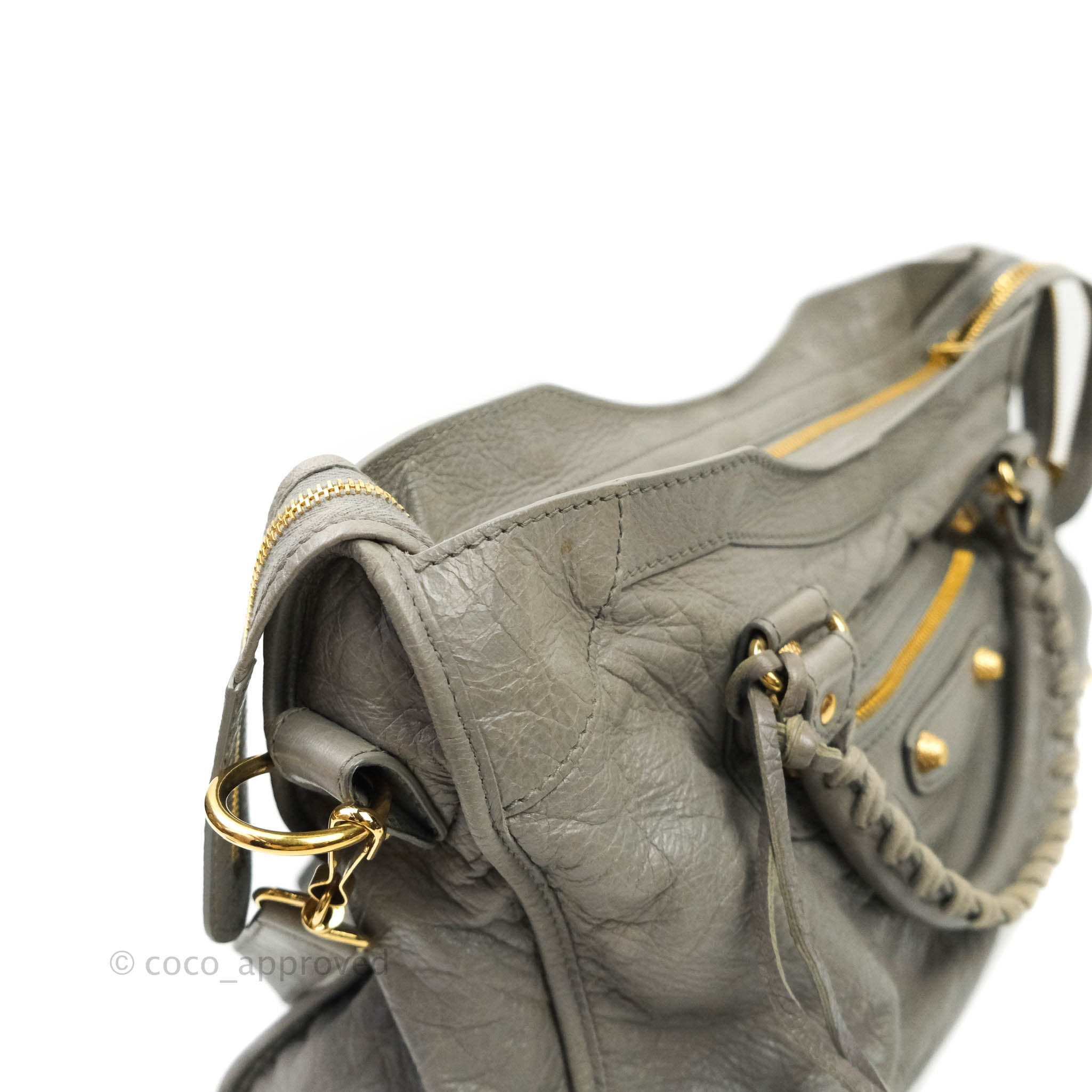 Balenciaga Metallic Edge Suede City Bag  Bags Balenciaga bag Studded  handbags