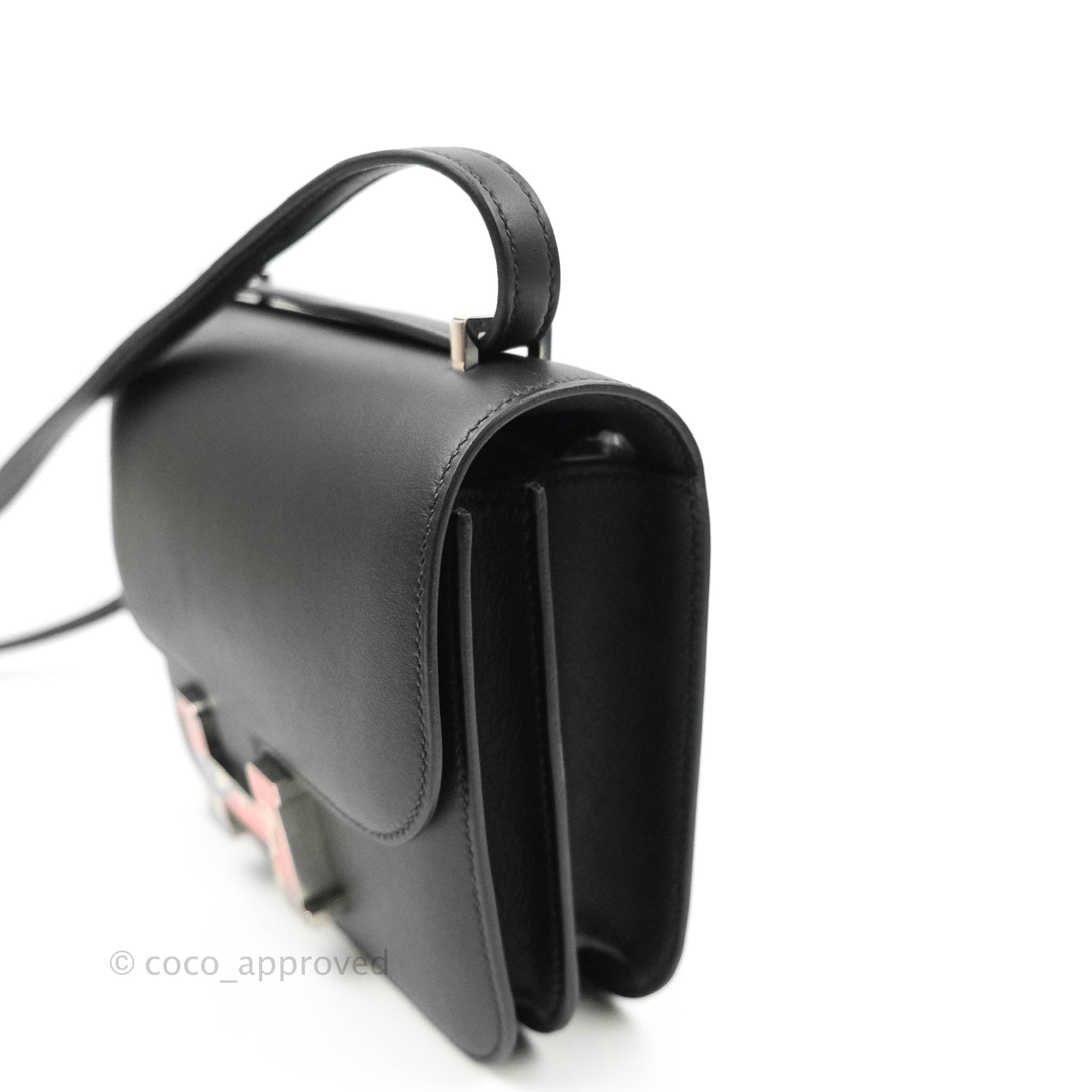 Hermes Black Swift Mini Constance 18 – STYLISHTOP