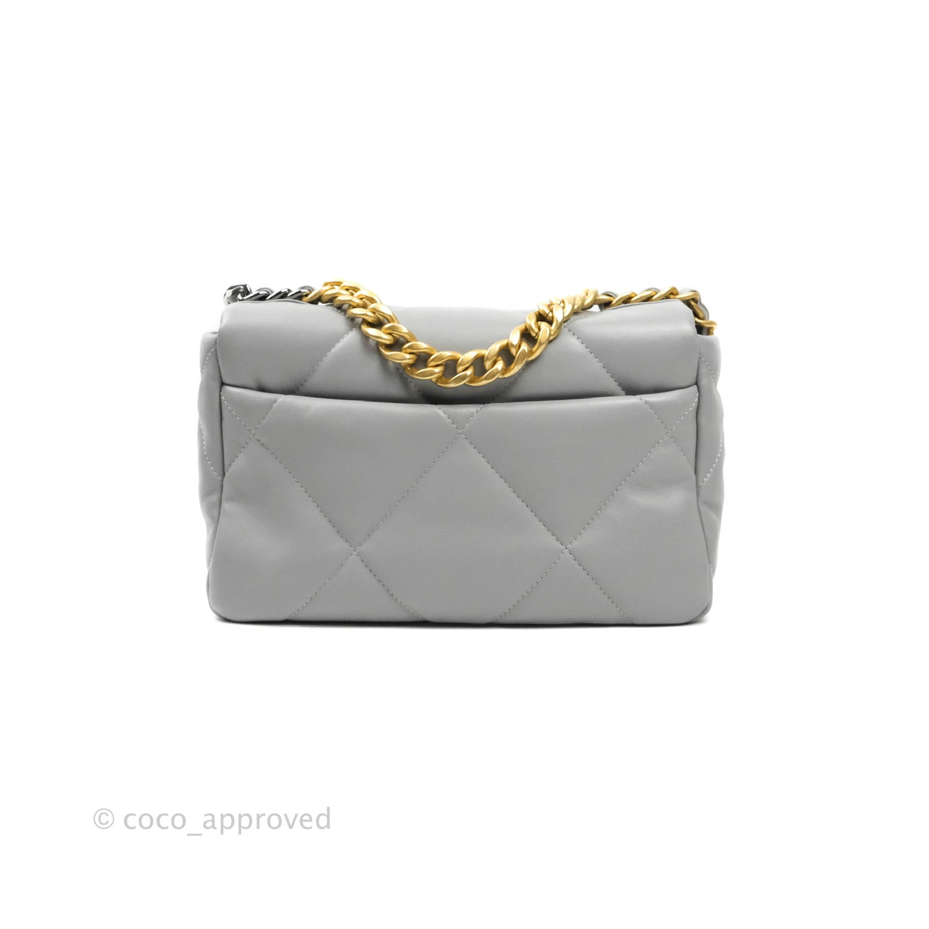 Chanel 19 Grey Small - Designer WishBags