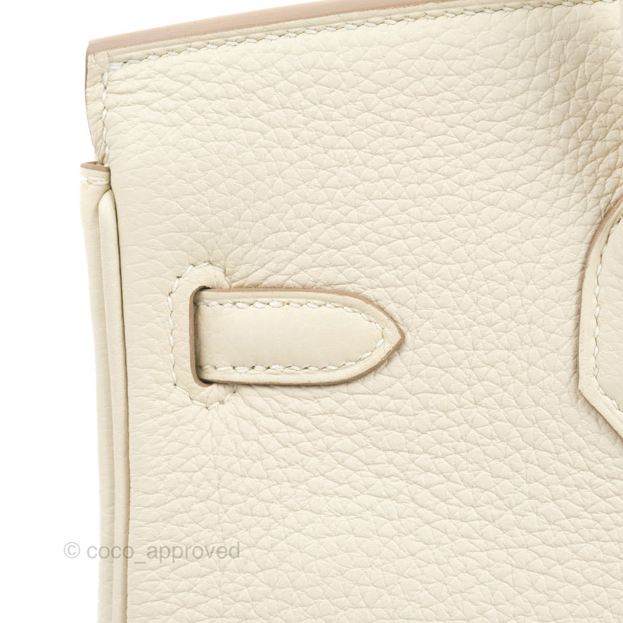 Hermes Birkin 25 Craie Togo Rose Gold Hardware – Madison Avenue Couture