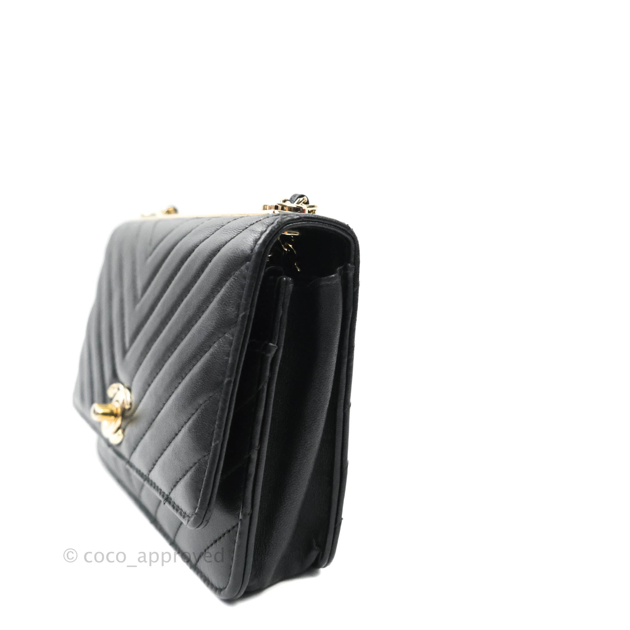 Chanel 2017 Trendy CC Wallet On Chain - Black Crossbody Bags