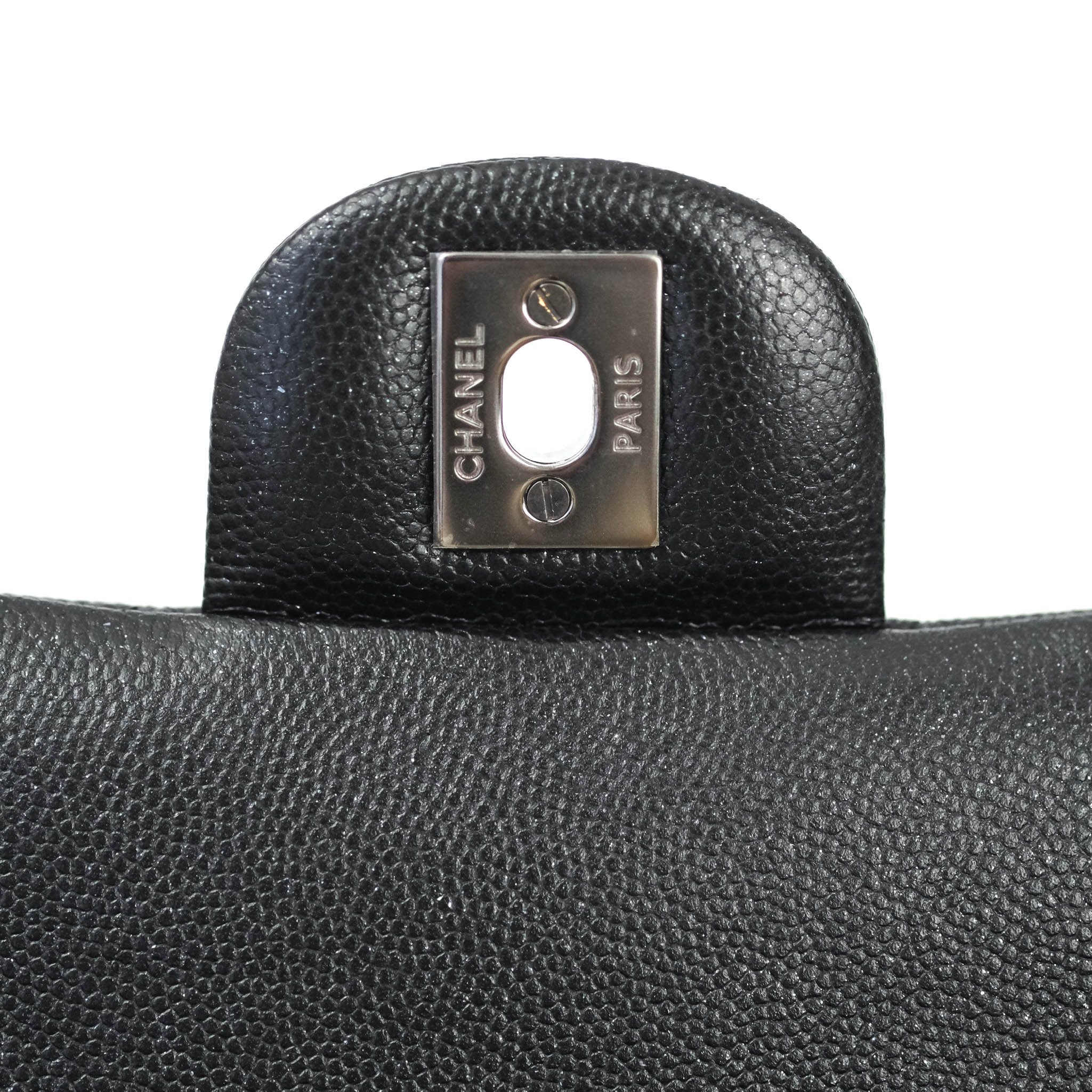 Chanel Classic Quilted Mini Rectangular Flap Iridescent Black