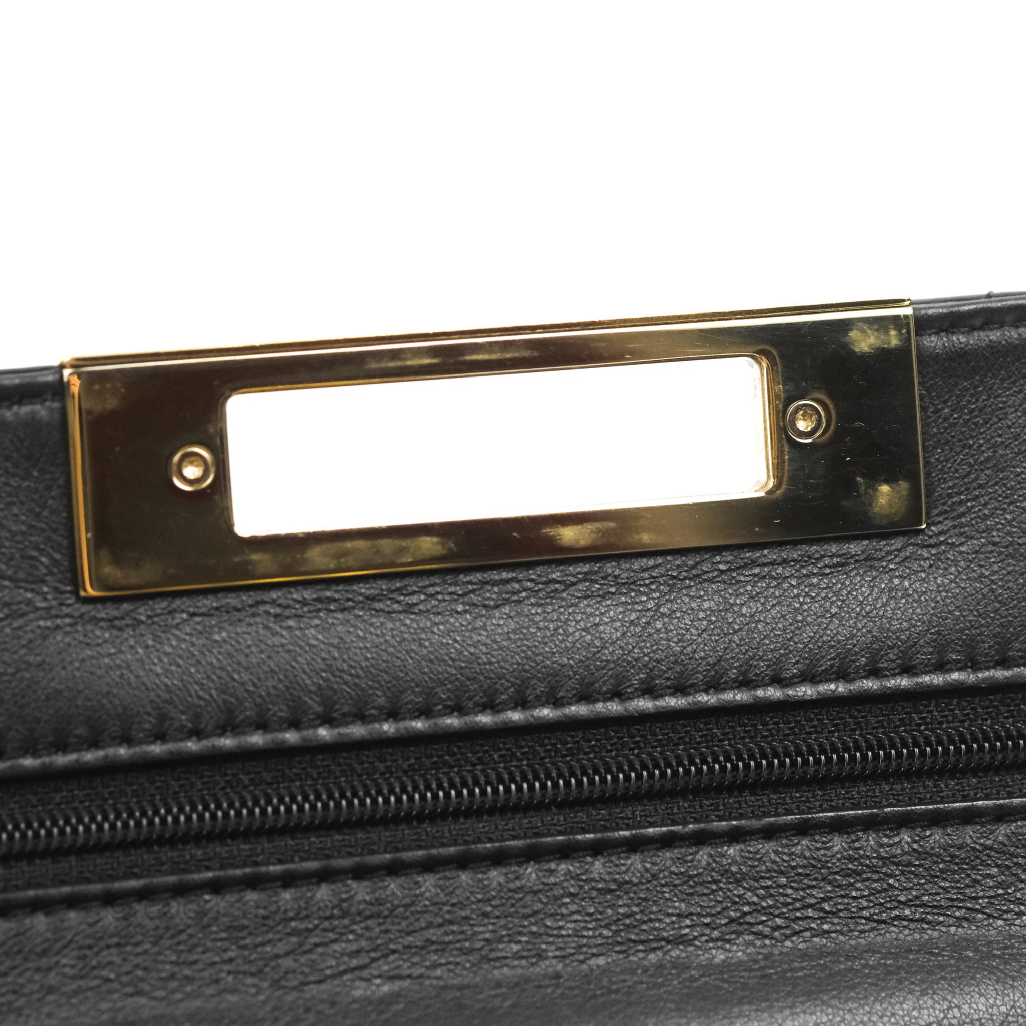 Chanel Golden Class Wallet On Chain WOC Black Patent Gold Chanel Golden Class Wallet On Chain WOC Black Patent Gold
