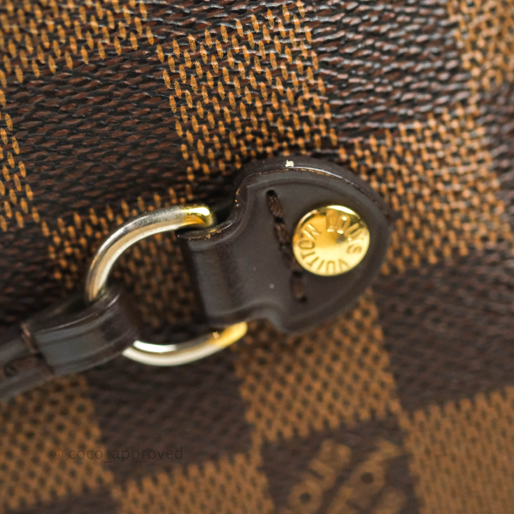 Louis Vuitton Louis Vuitton Bag Neverfull Mm Damier Ebene Canvas Tote Added  Insert N41603a1002 Leather ref.641317 - Joli Closet