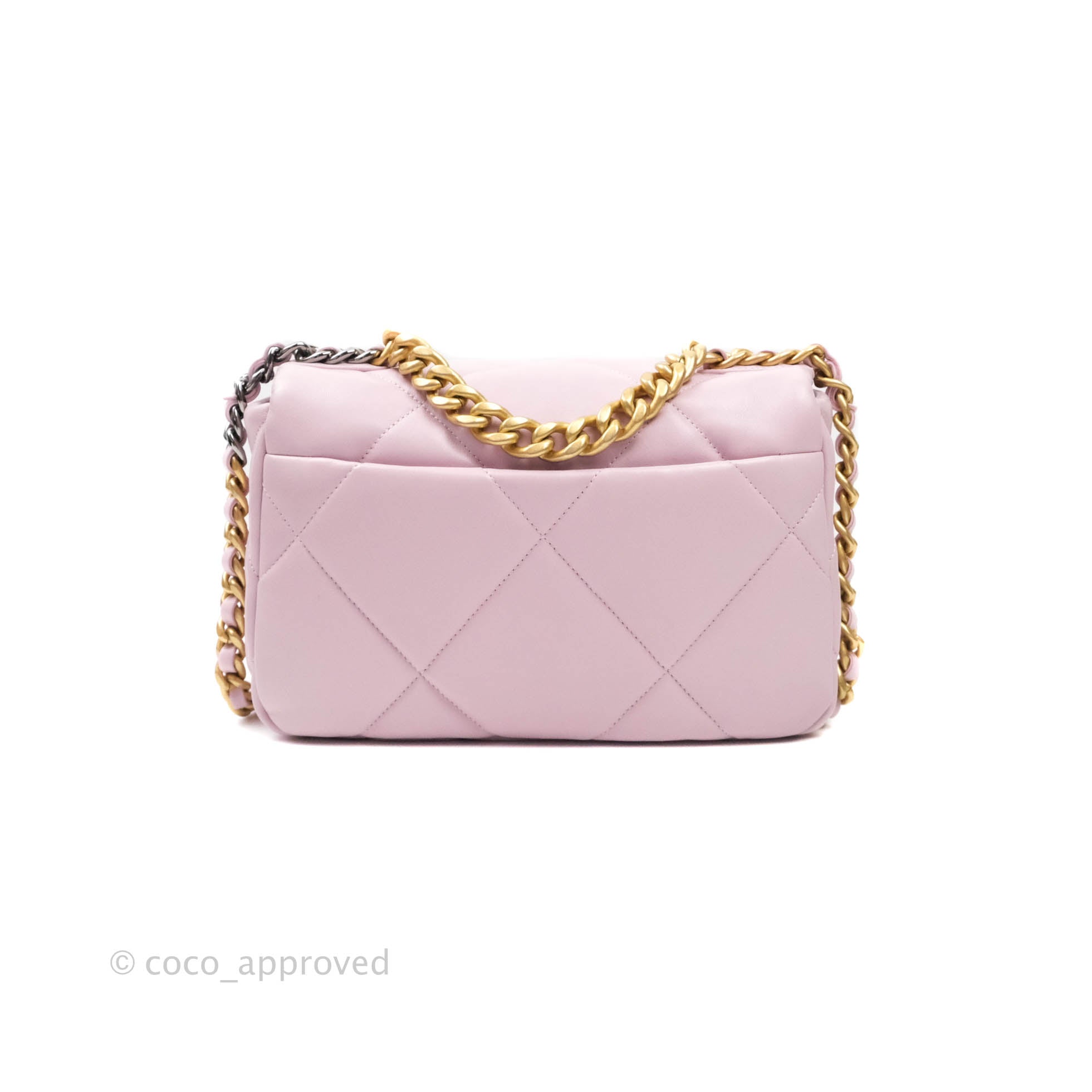 Chanel 19 Small Lilac Rose Claire Mixed Hardware – Coco Approved