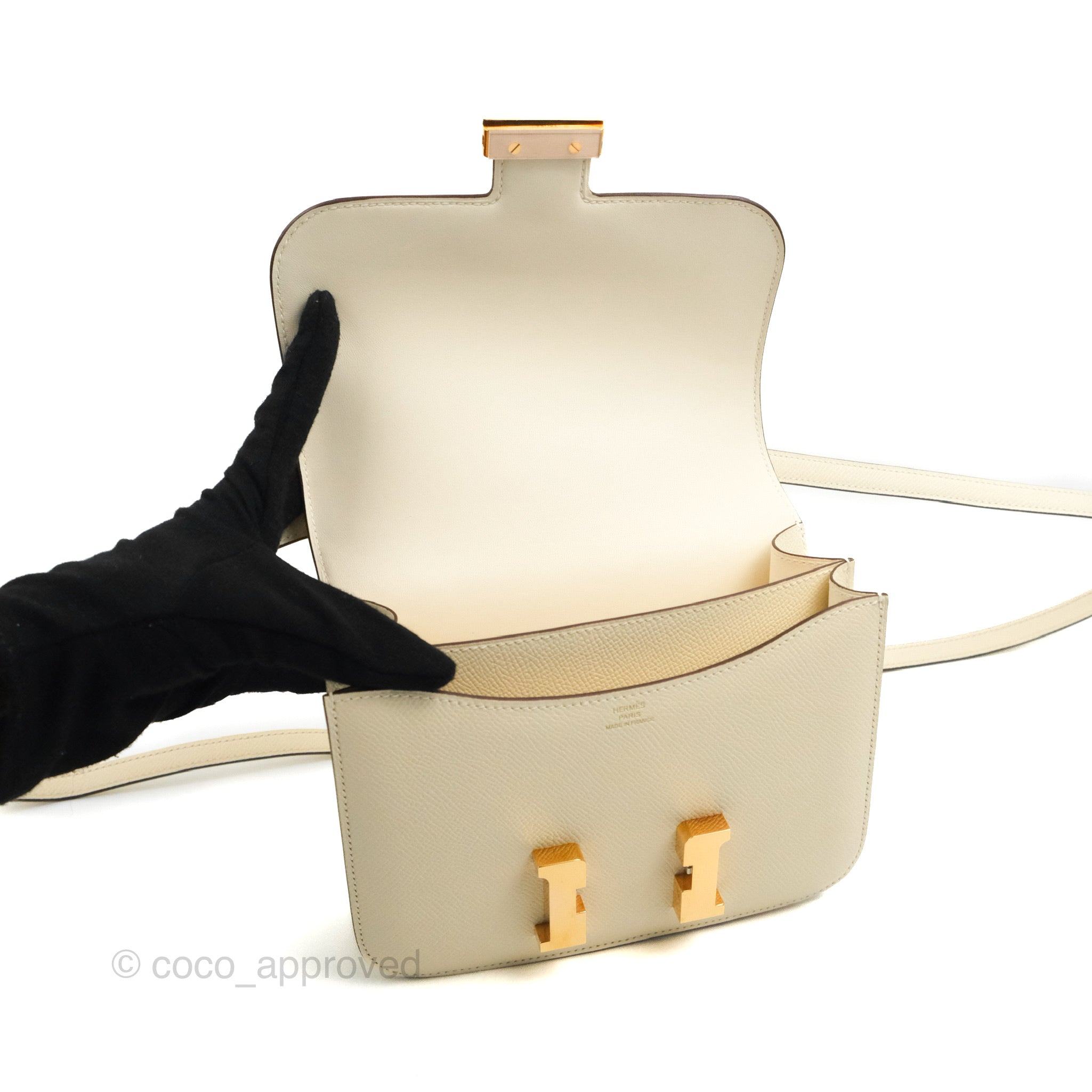 Hermès Constance Mini 18cm Black Epsom Rose Gold Hardware – Coco Approved  Studio