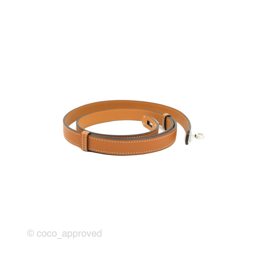 Hermès Epsom Kelly Buckle Belt Etoupe Gold Hardware – Coco