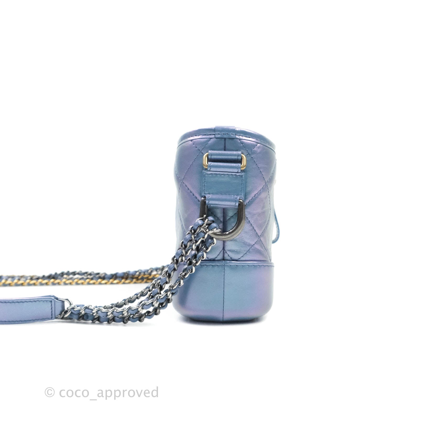 3D model Chanel Hobo Bag Blue VR / AR / low-poly