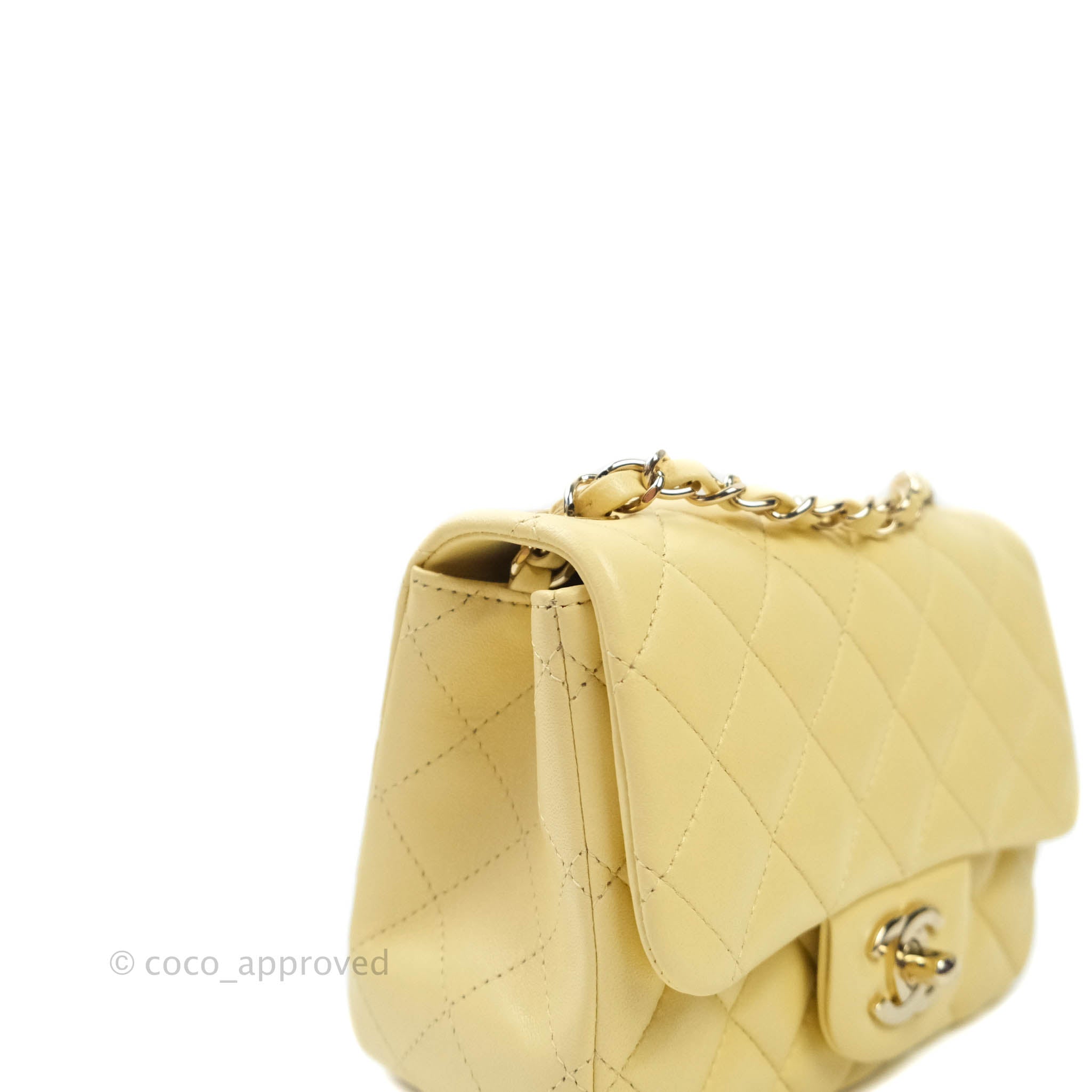 CHANEL rhombus Chanel 19 gold buckle handle shoulder bag apricot – Brand  Off Hong Kong Online Store