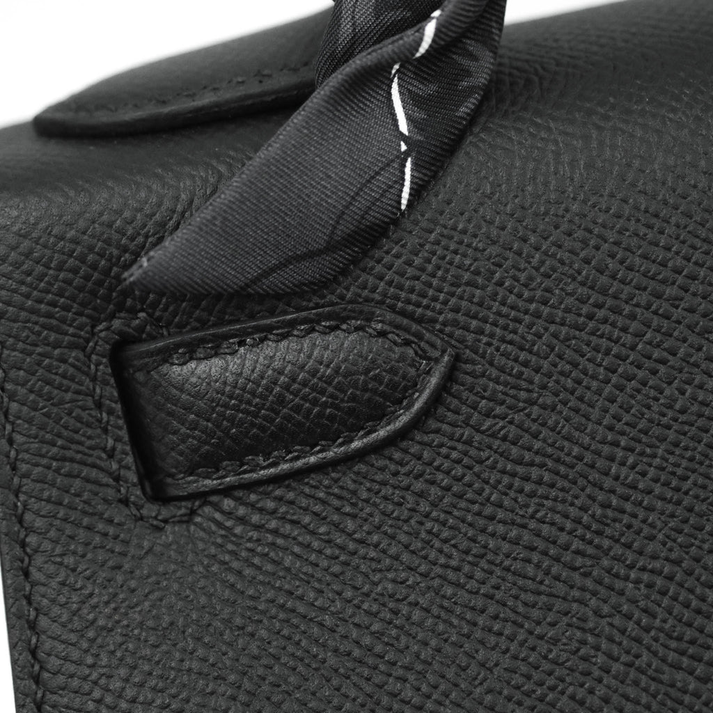 Hermès Kelly 28 Etoupe Sellier Epsom Palladium Hardware PHW — The