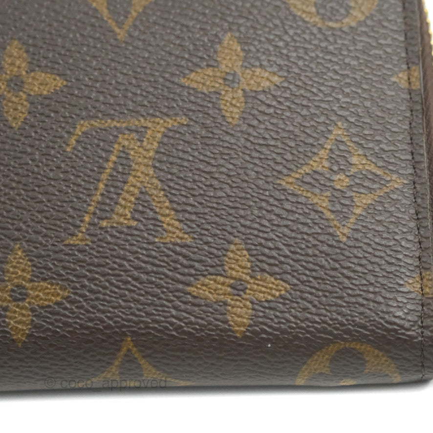 Louis Vuitton Monogram Canvas Clemence Flower Continental Wallet  QJA26H5VPB010