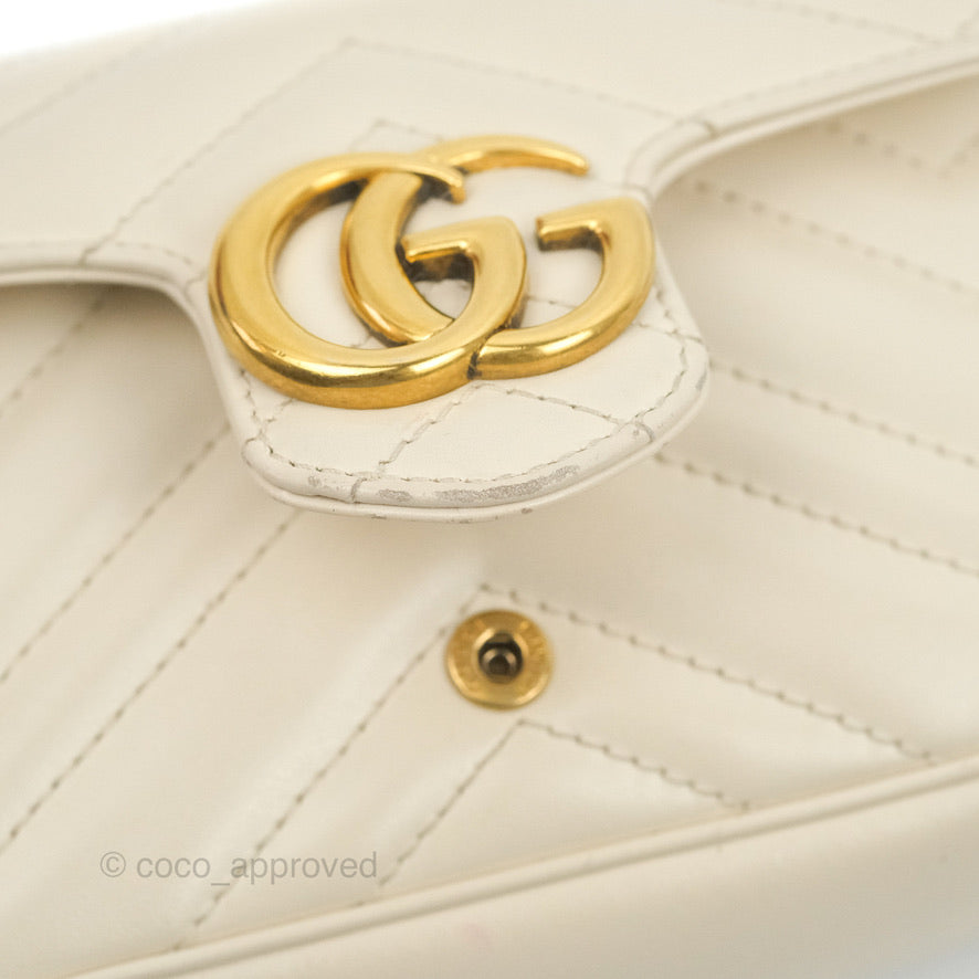 Gucci GG Marmont Matelassé Leather Super Mini Bag 'Beige' | Tan | Women's Size Onesize