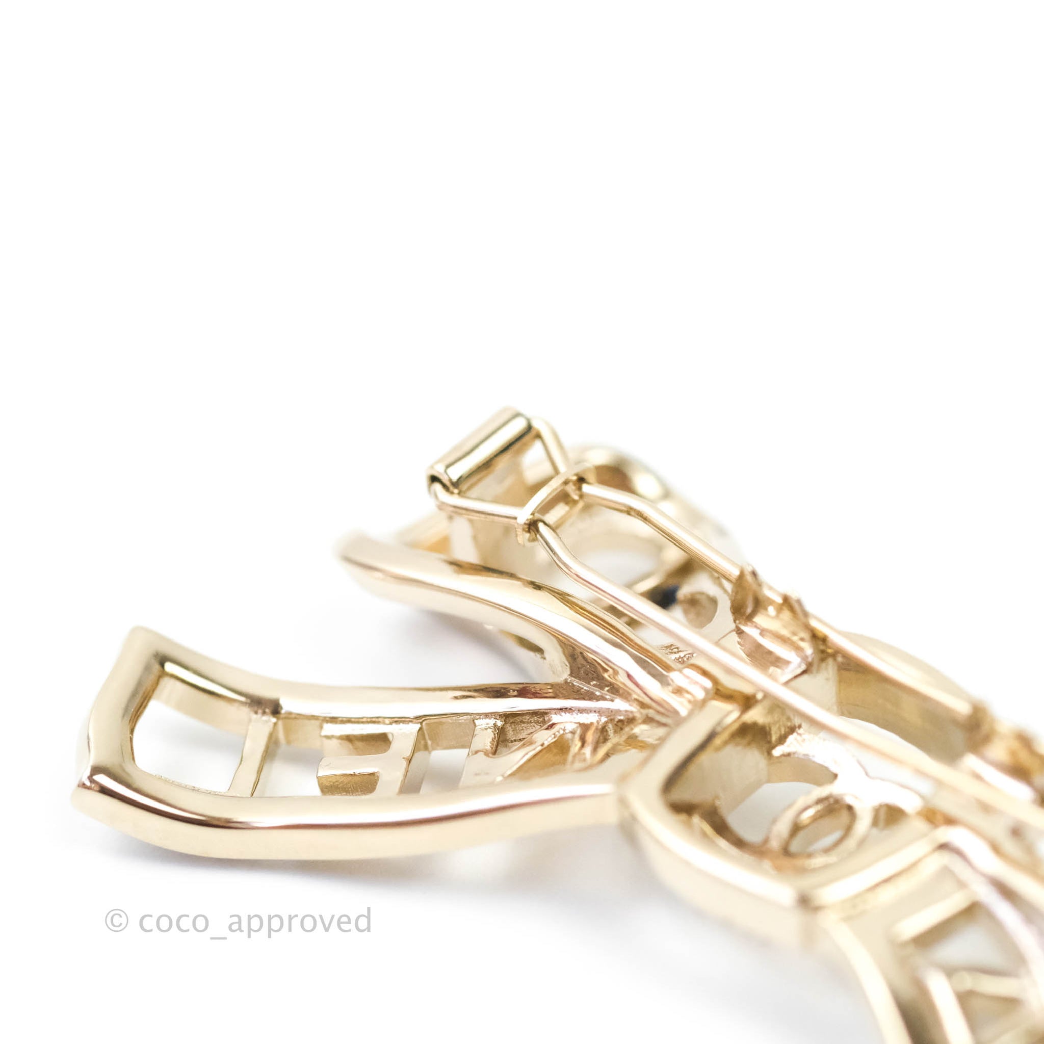 Chanel CC Crystal Bow-tiful Hair Clip Gold Tone 20B – Coco  display picture 1