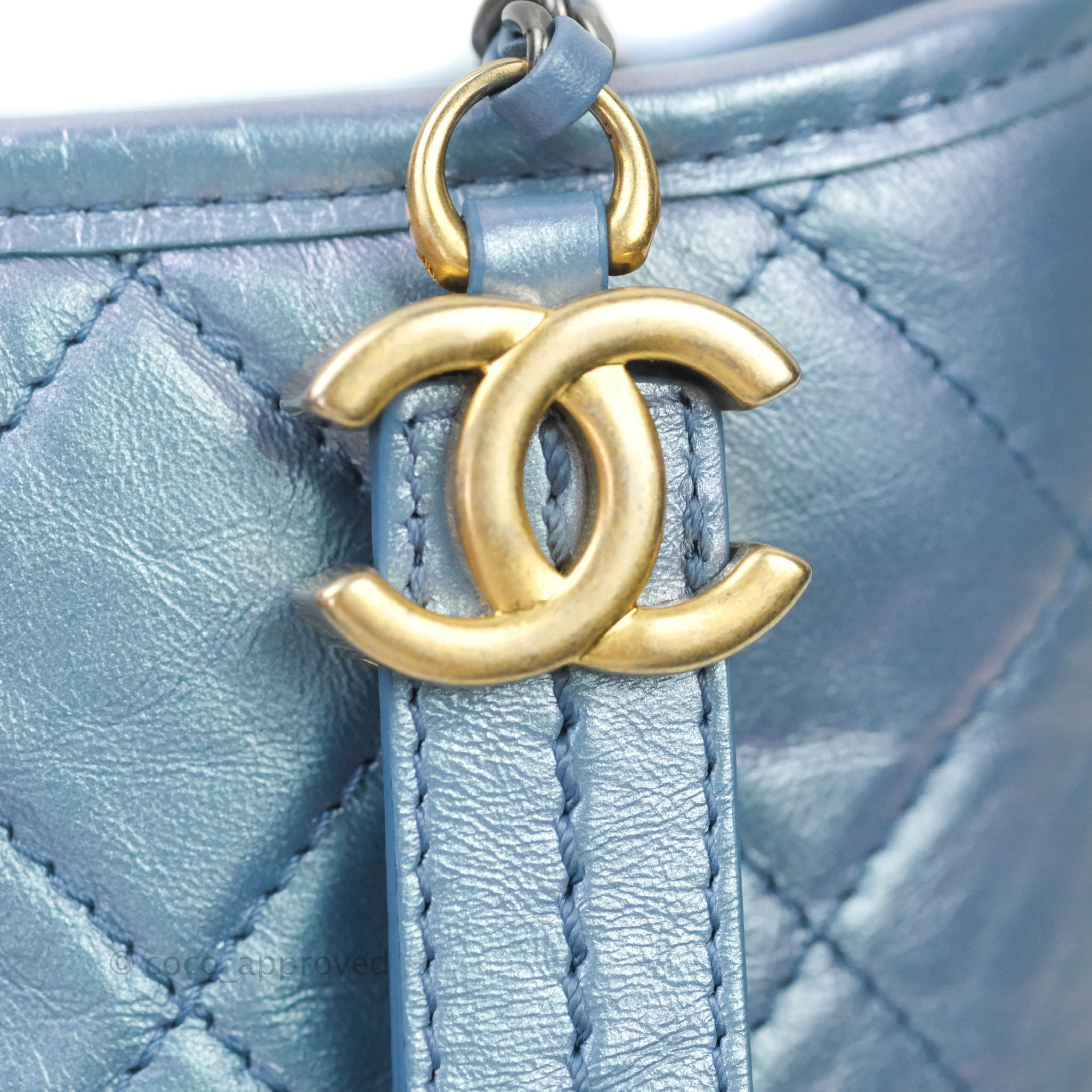 Chanel Large Gabrielle Hobo - Blue Hobos, Handbags - CHA942747