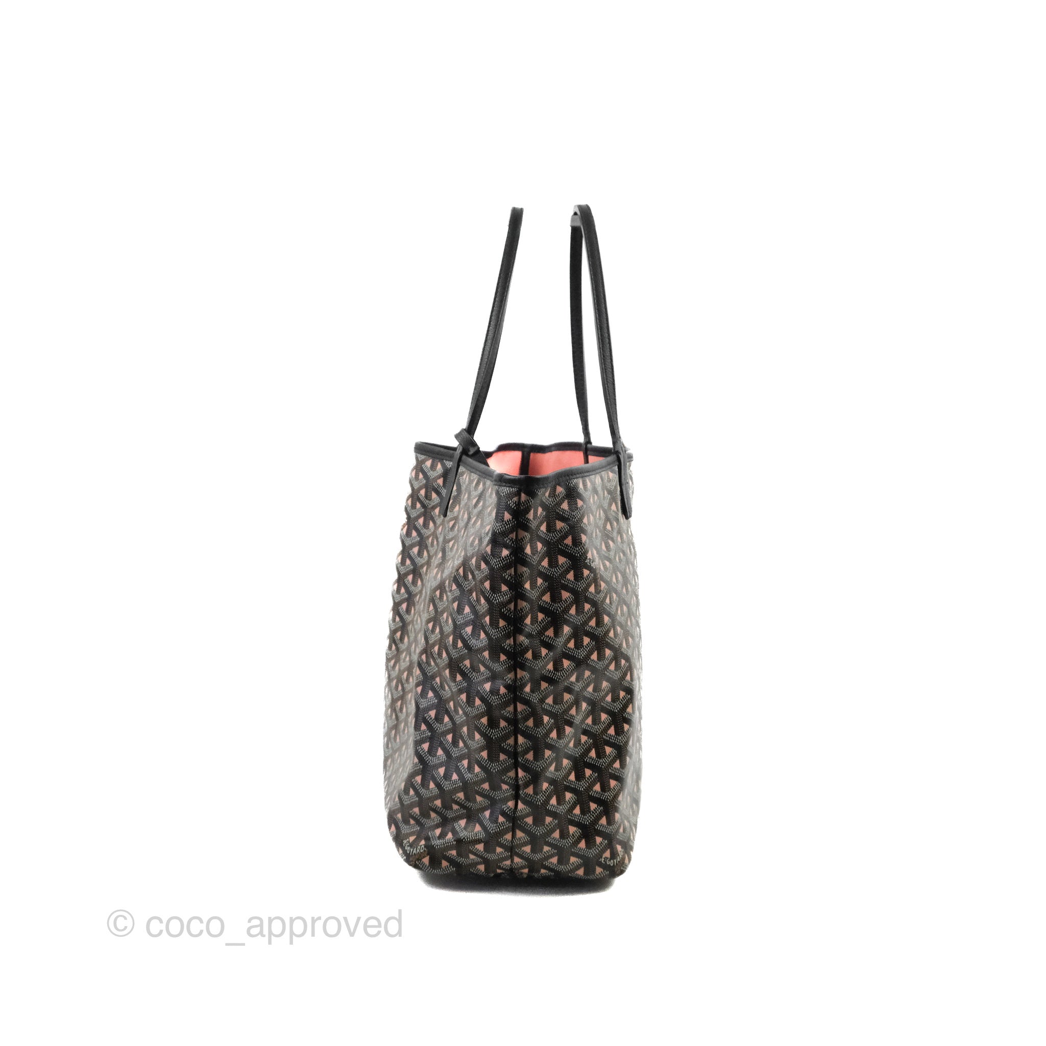 Buy Goyard St. Louis Tote Coated Canvas PM Pink 2223901