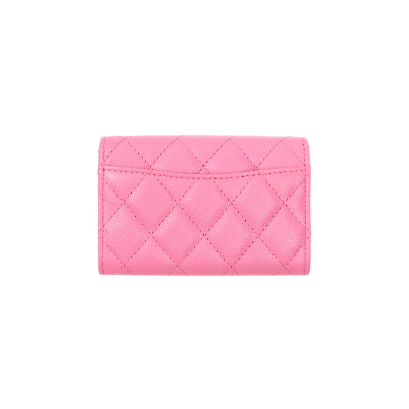 Chanel Caviar Quilted Flap Card Holder Pink Gold Hardware – Coco Approved  Studio