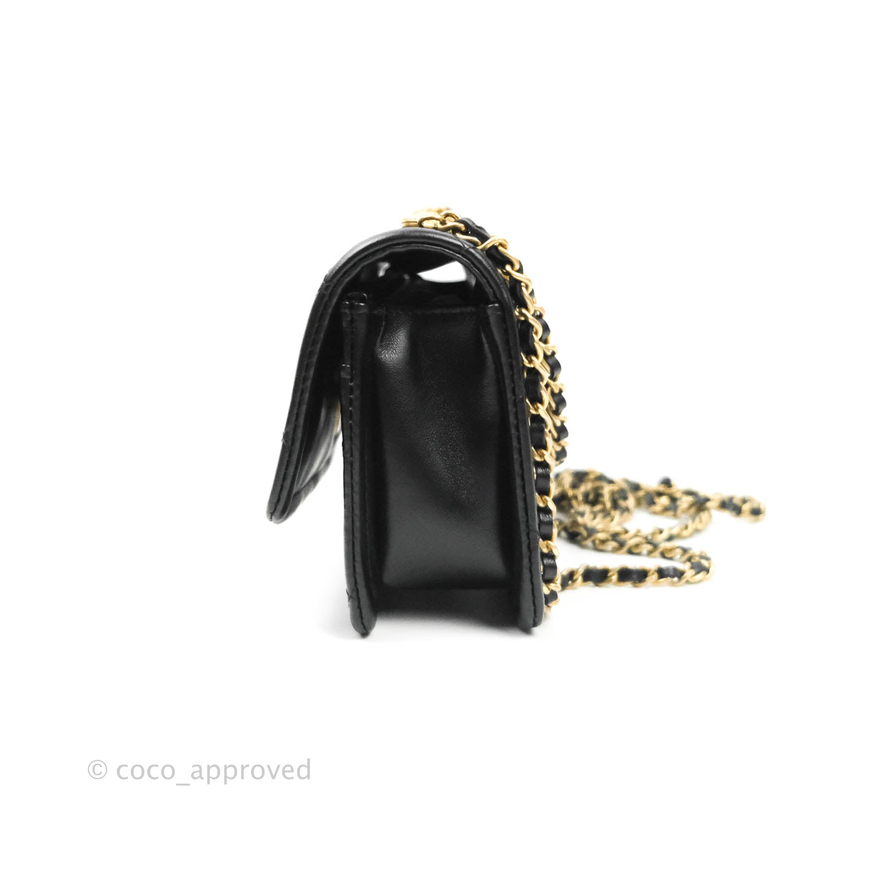 chanel o purse vanity with chain