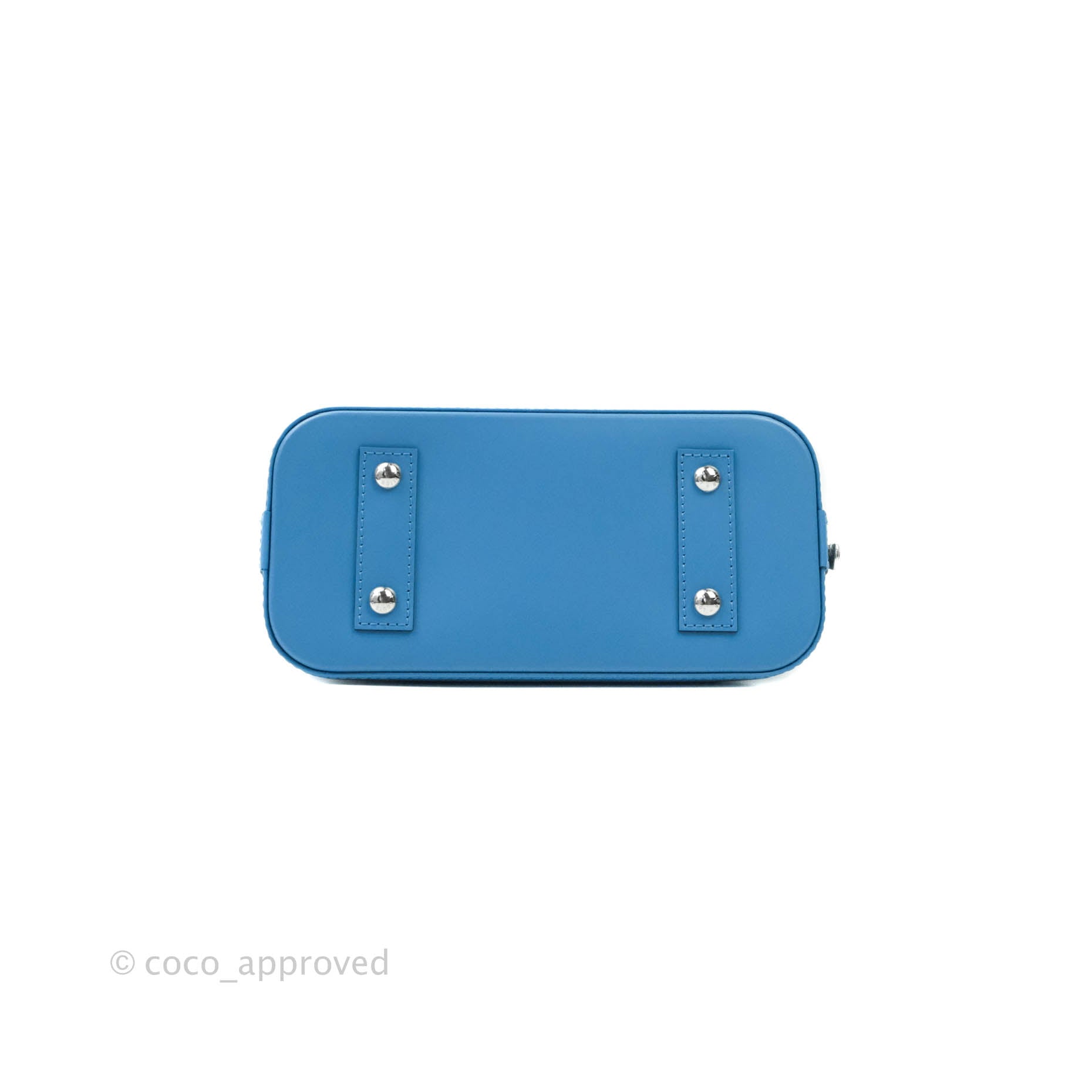 Louis Vuitton Epi Alma BB w/ Jacquard Strap - Blue Handle Bags