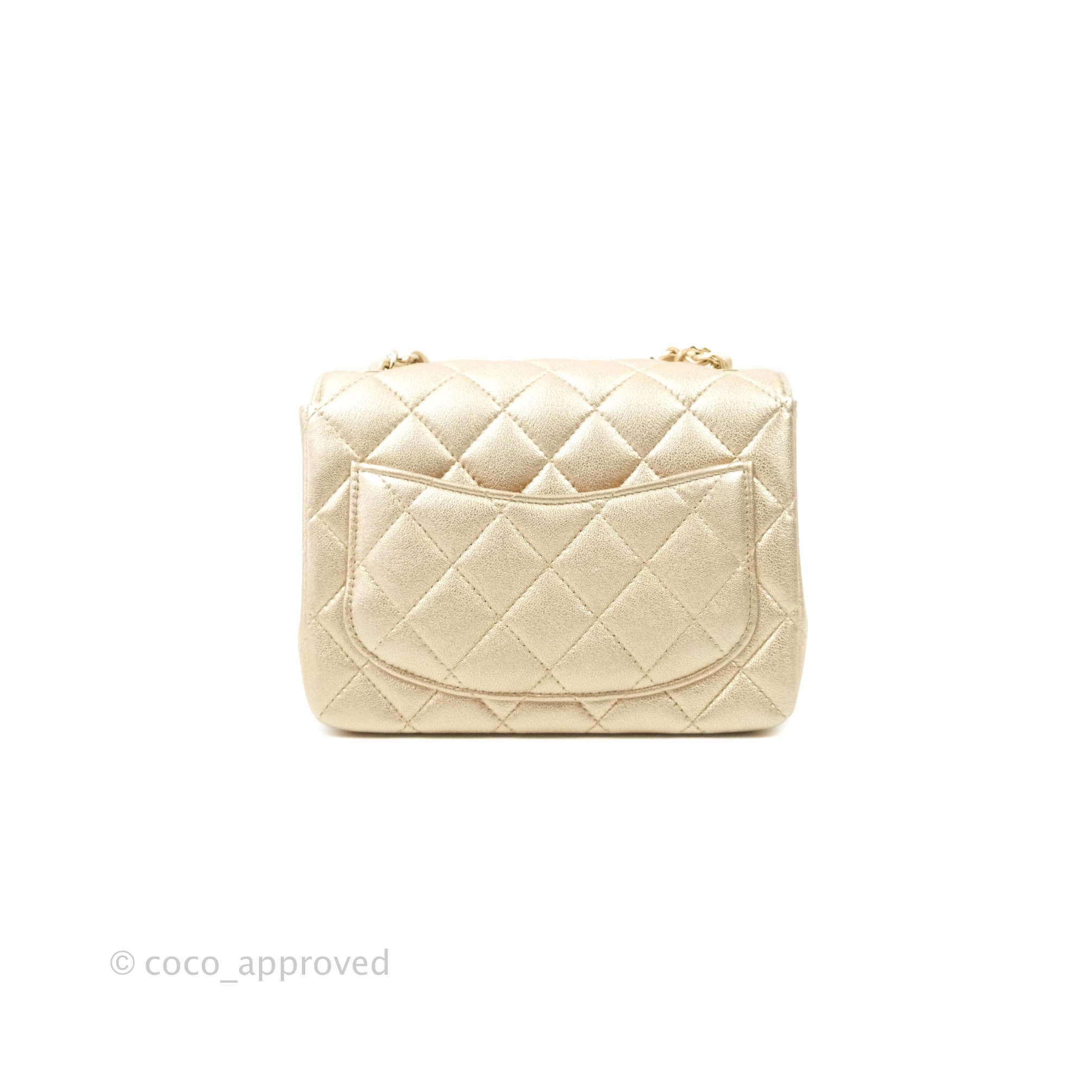 Chanel Mini Gold Square 21P - Designer WishBags