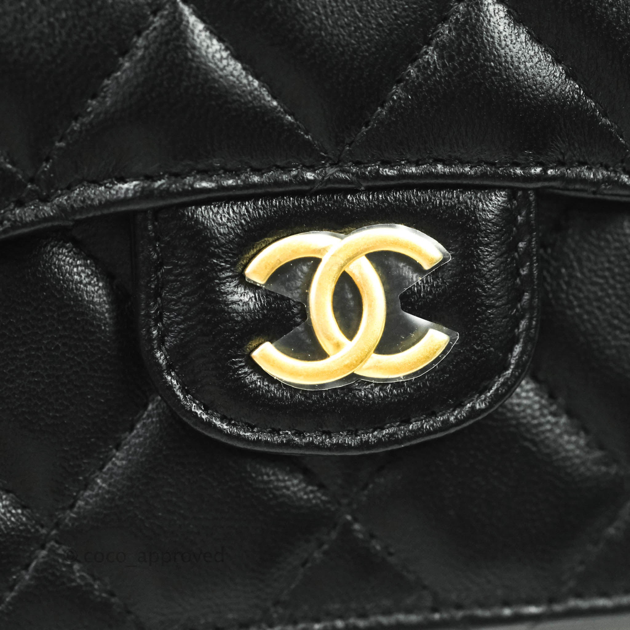 Chanel Mini Flap Bag Coin Charm Soul Chain Navy Caviar Aged Gold Hardw –  Coco Approved Studio