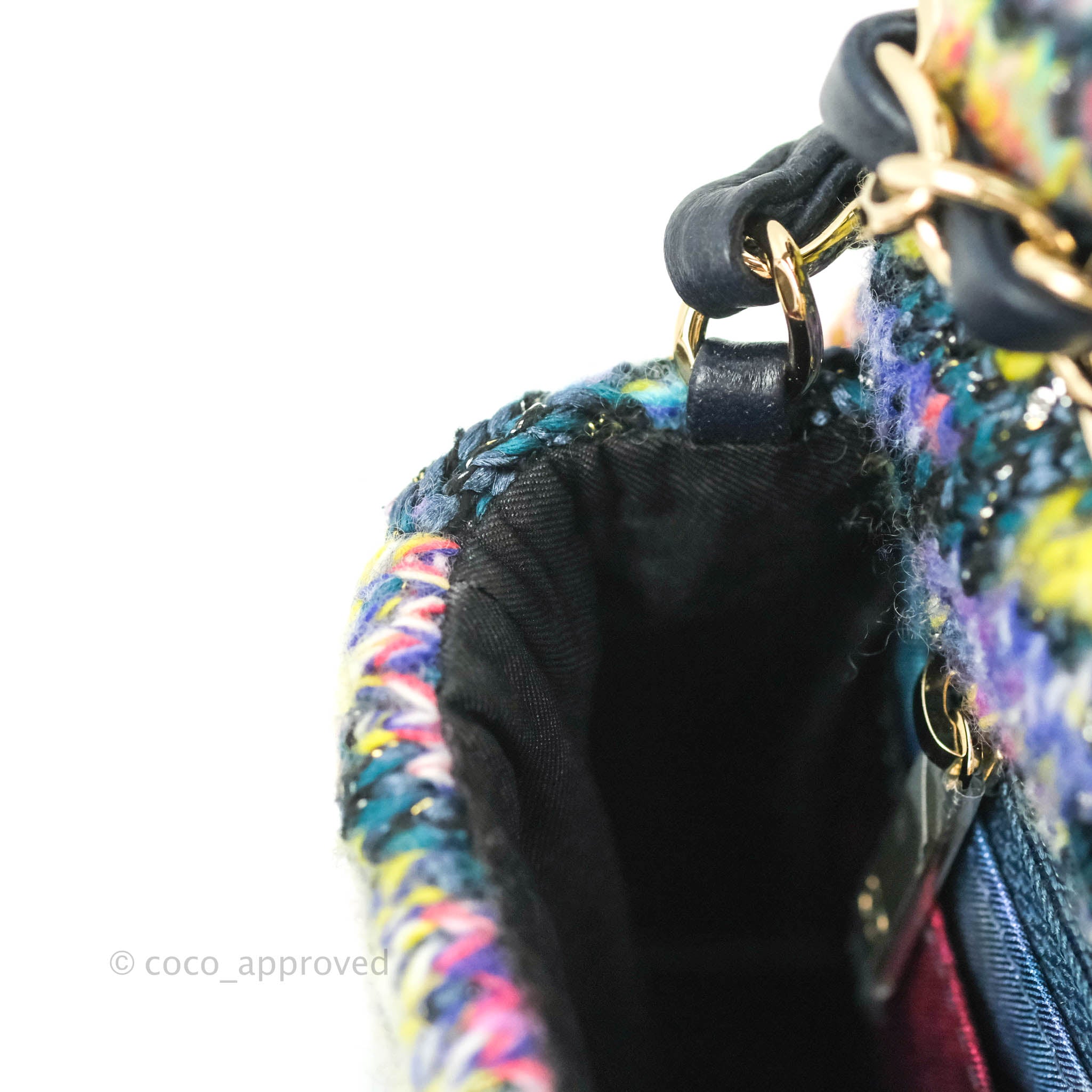 chanel mini tweed bag new