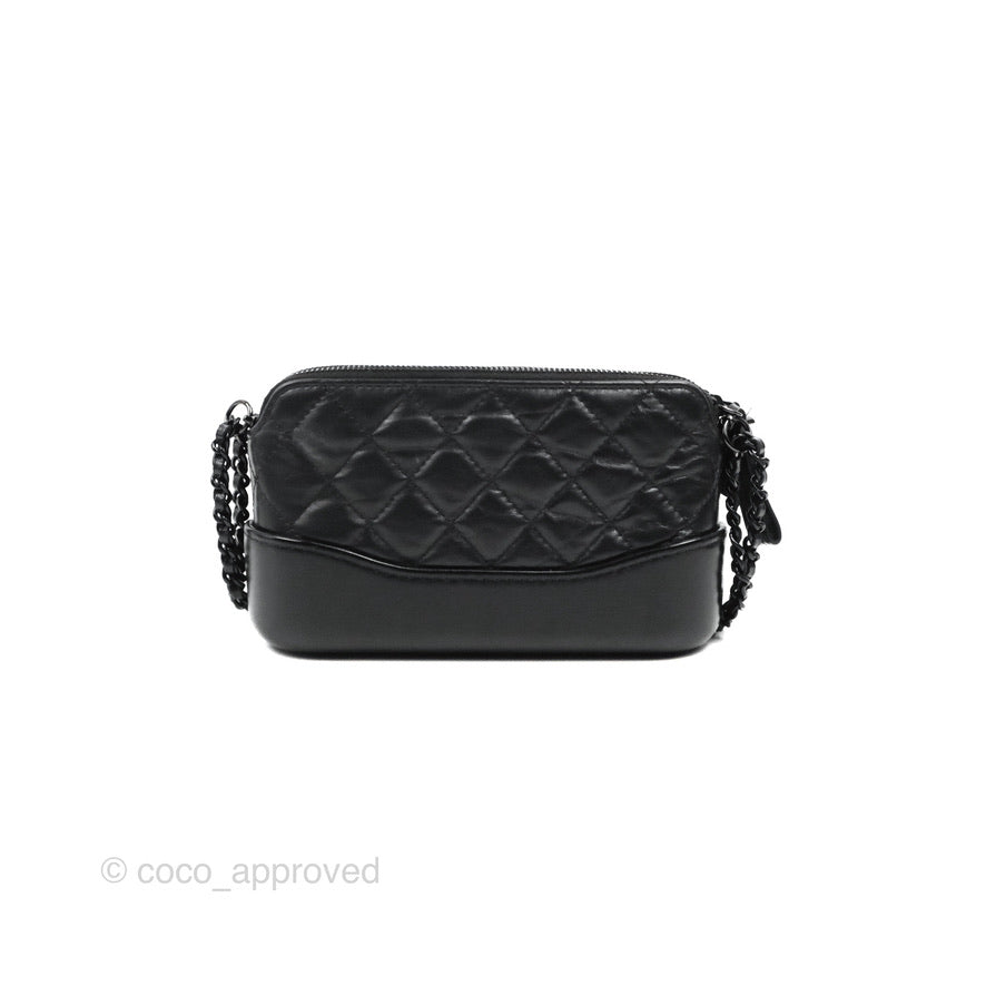 Chanel Black Gabrielle Clutch with Chain – Coco Approved Studio