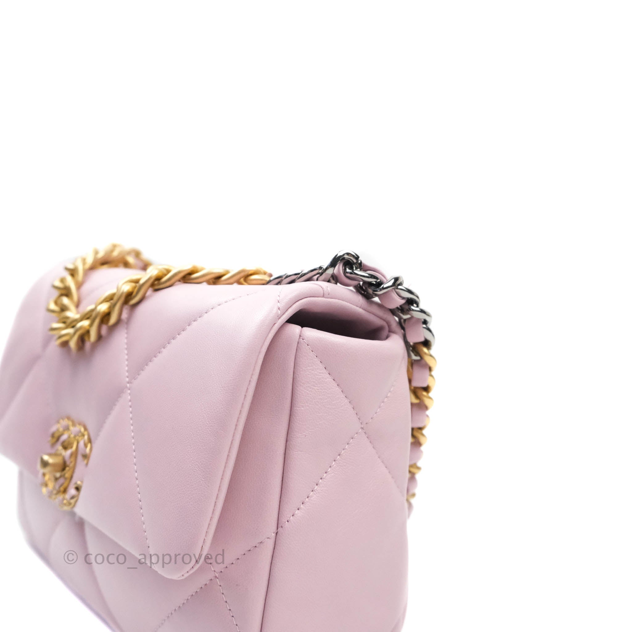 Chanel 19 Small Goatskin Rose Pink Mixed Hardware – Coco Approved