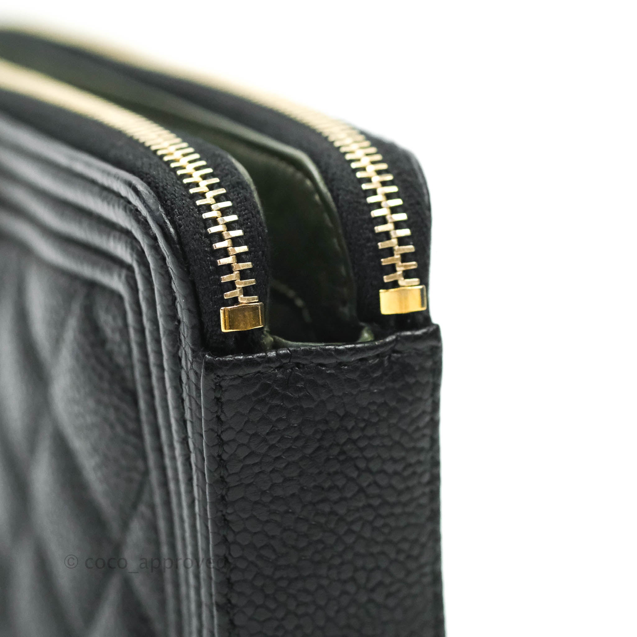 Chanel Caviar Zippy Wallet – Now You Glow