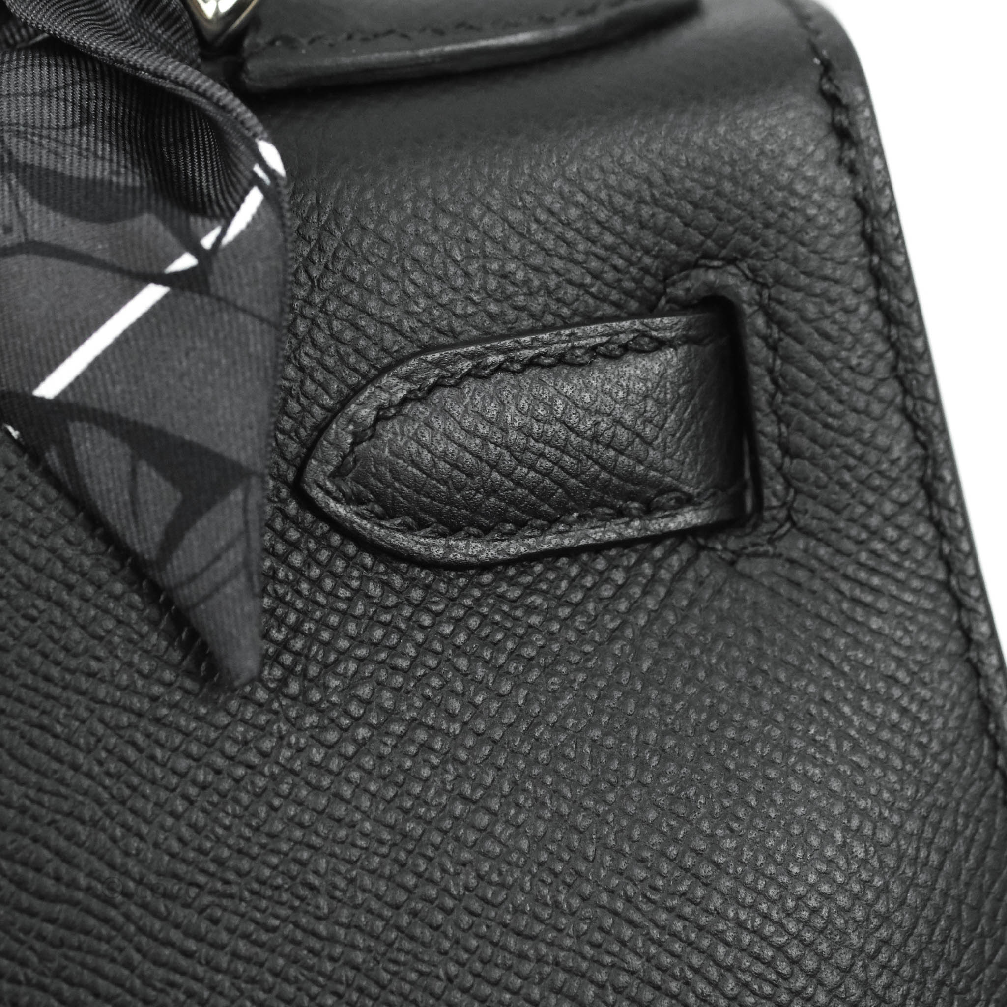 Hermes Kelly 25 Sellier II Black Epsom Palladium Hardware 2021 – Pristine  Outfitter